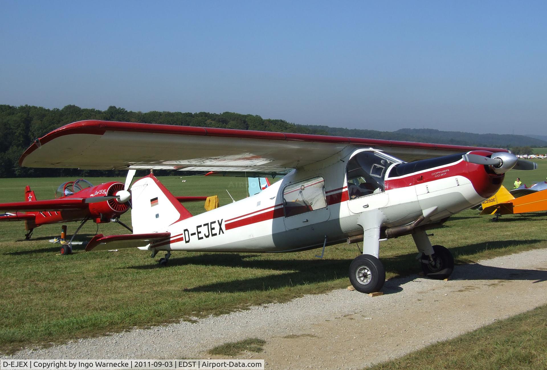 D-EJEX, 1959 Dornier Do-27Q-1 C/N 2021, Dornier Do 27Q-1 at the 2011 Hahnweide Fly-in, Kirchheim unter Teck airfield
