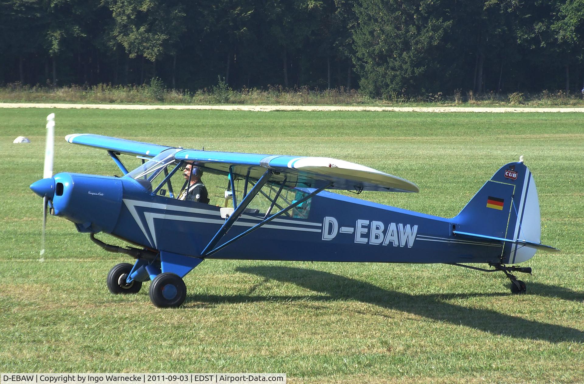 D-EBAW, Piper PA-18-150 Super Cub Super Cub C/N 18-5389, Piper PA-18-150 Super Cub at the 2011 Hahnweide Fly-in, Kirchheim unter Teck airfield
