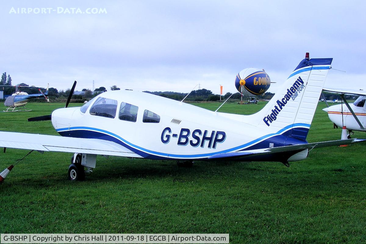G-BSHP, 1986 Piper PA-28-161 Warrior C/N 28-8616002, new addition to the Flight Academy fleet based at Barton