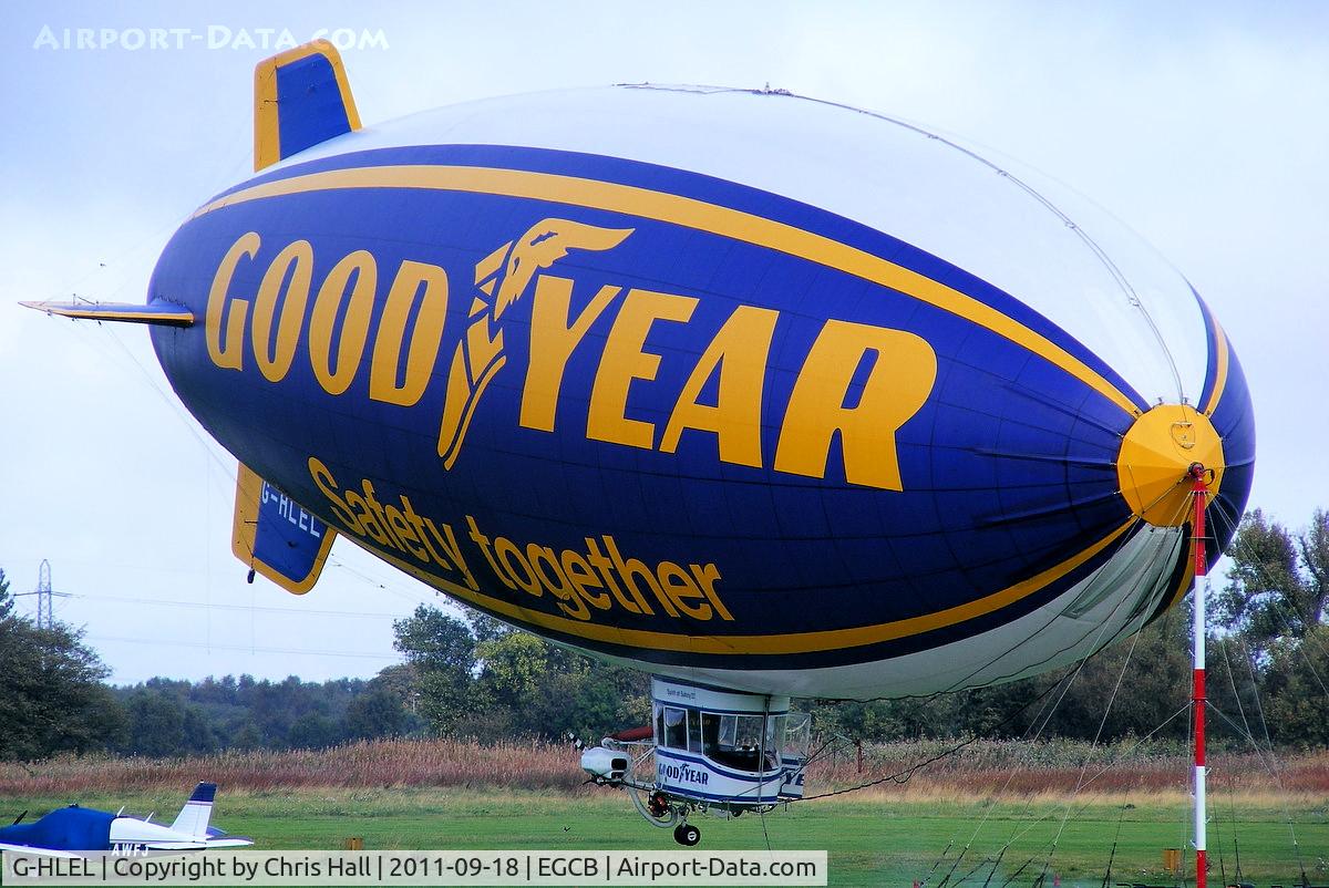 G-HLEL, 1995 American Blimp Corp A-60+ C/N 10, Goodyear Airship at Barton