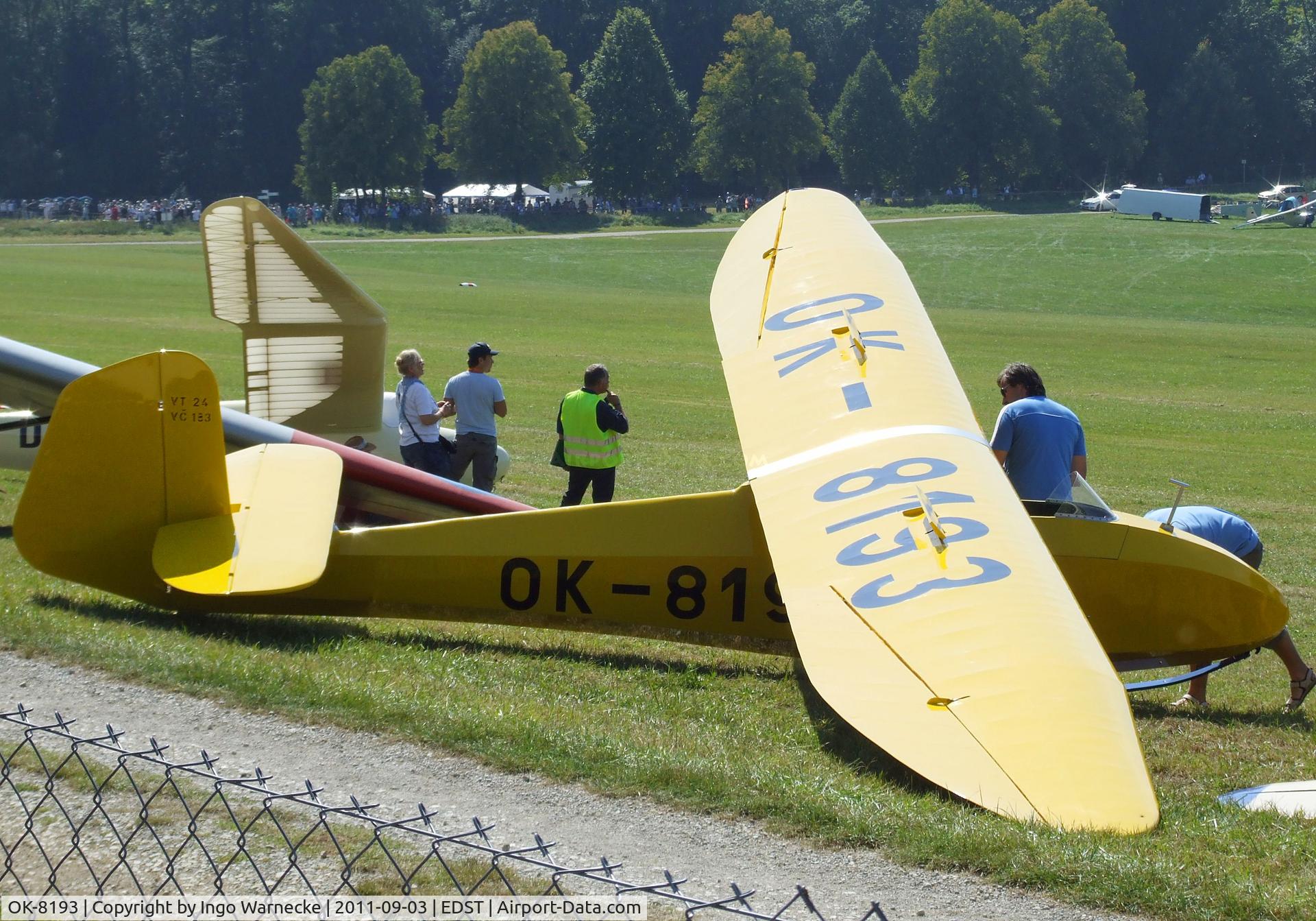 OK-8193, Zlin Z-24 Krajanek C/N 183, Zlin Z-24 Krajanek at the 2011 Hahnweide Fly-in, Kirchheim unter Teck airfield