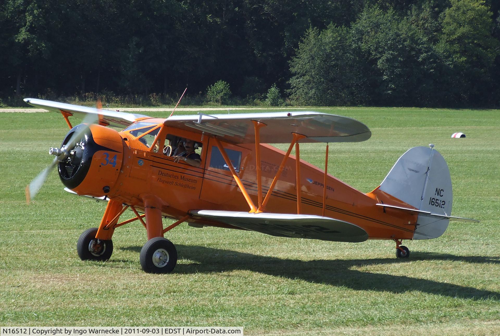 N16512, 1936 Waco YKS-6 C/N 4504, Waco YKS-6 at the 2011 Hahnweide Fly-in, Kirchheim unter Teck airfield