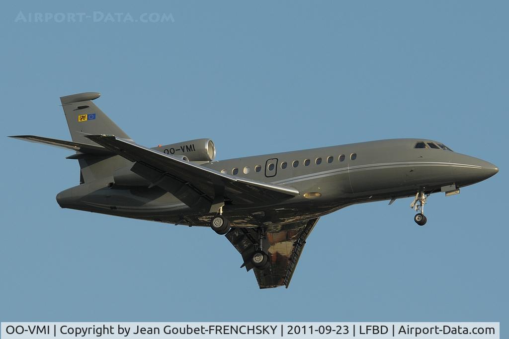 OO-VMI, 2005 Dassault Falcon 900DX C/N 603, landing 23