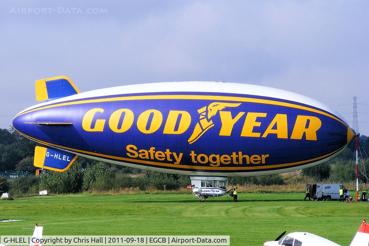 G-HLEL, 1995 American Blimp Corp A-60+ C/N 10, Goodyear Airship at Barton