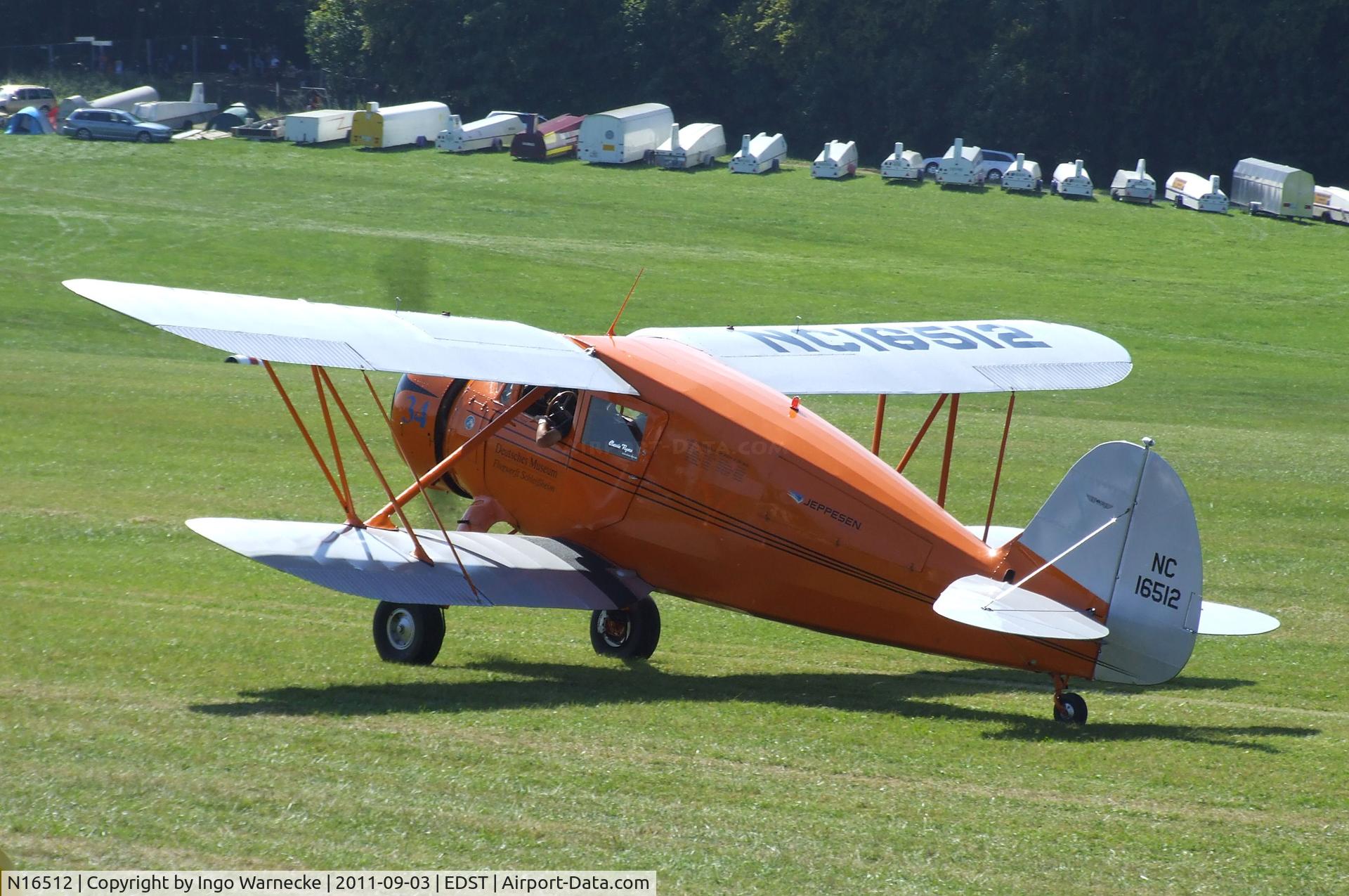 N16512, 1936 Waco YKS-6 C/N 4504, Waco YKS-6 at the 2011 Hahnweide Fly-in, Kirchheim unter Teck airfield