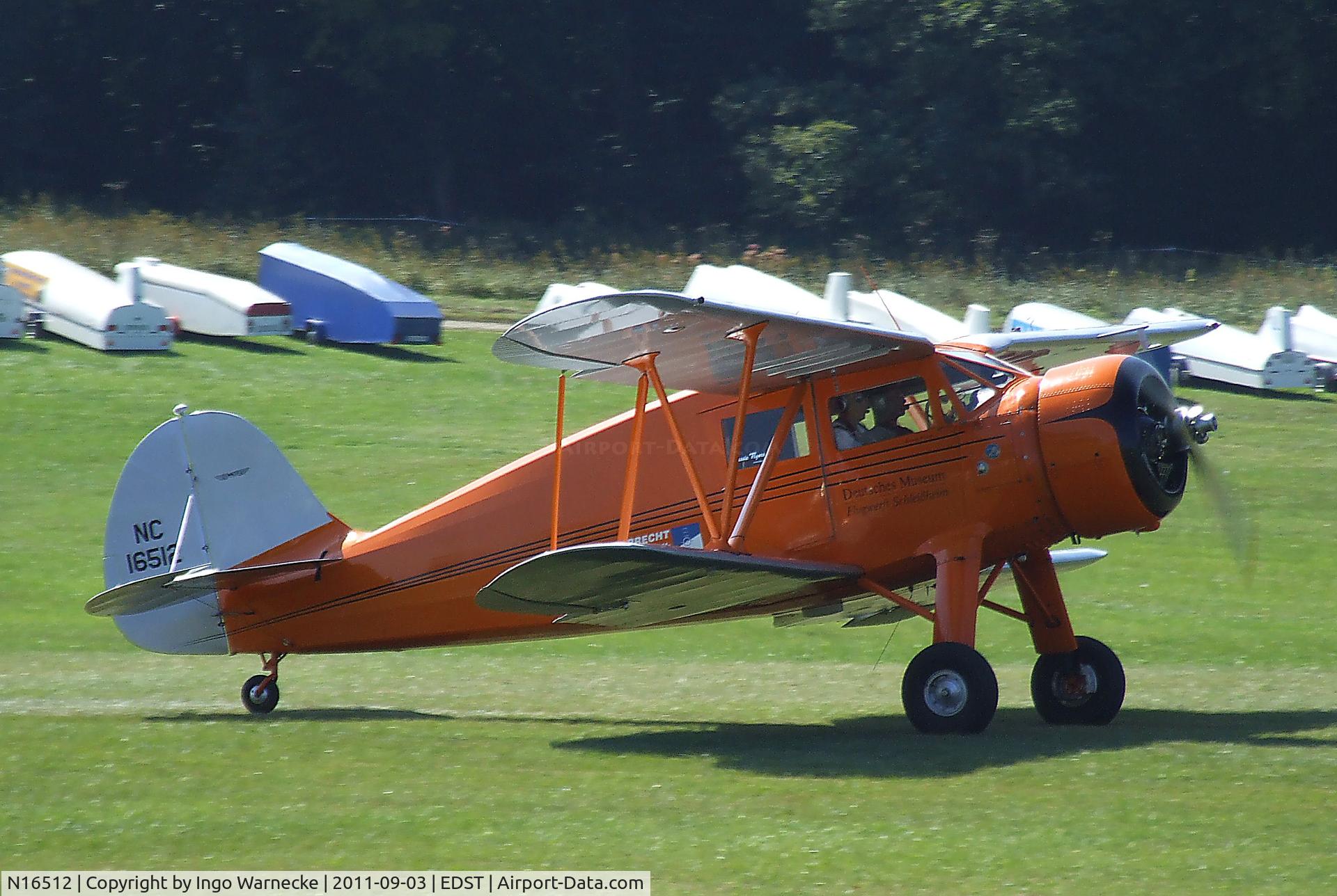 N16512, 1936 Waco YKS-6 C/N 4504, Waco YKS-6 at the 2011 Hahnweide Fly-in, Kirchheim unter Teck airfield