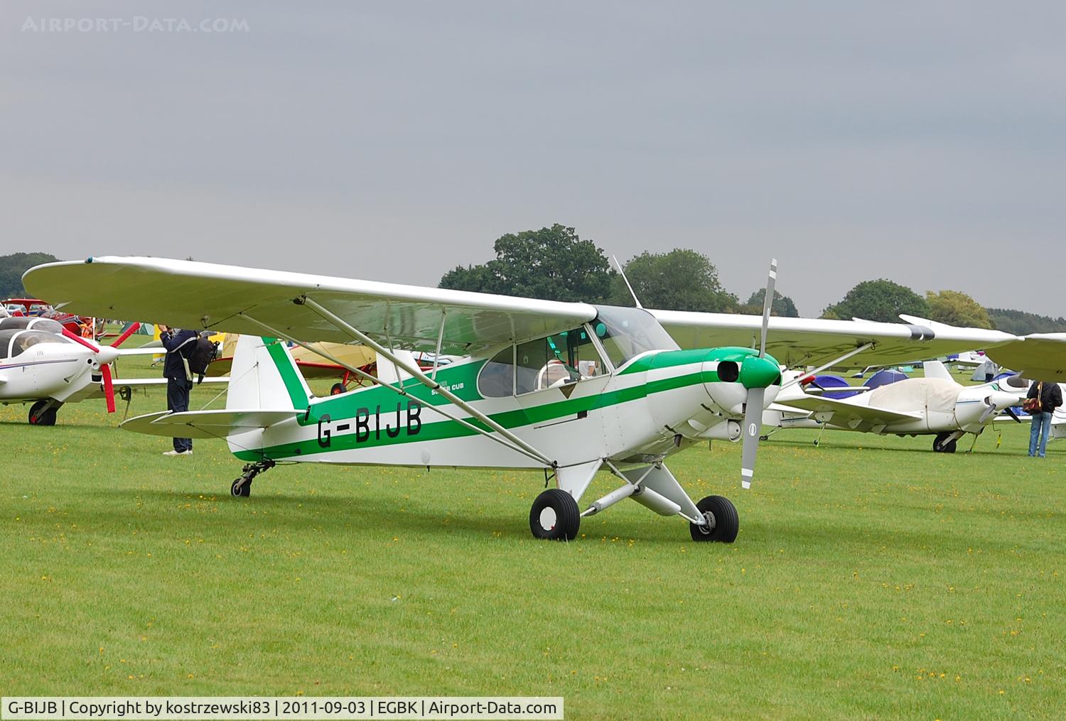 G-BIJB, 1980 Piper PA-18-150 Super Cub C/N 18-8009001, Sywell2011