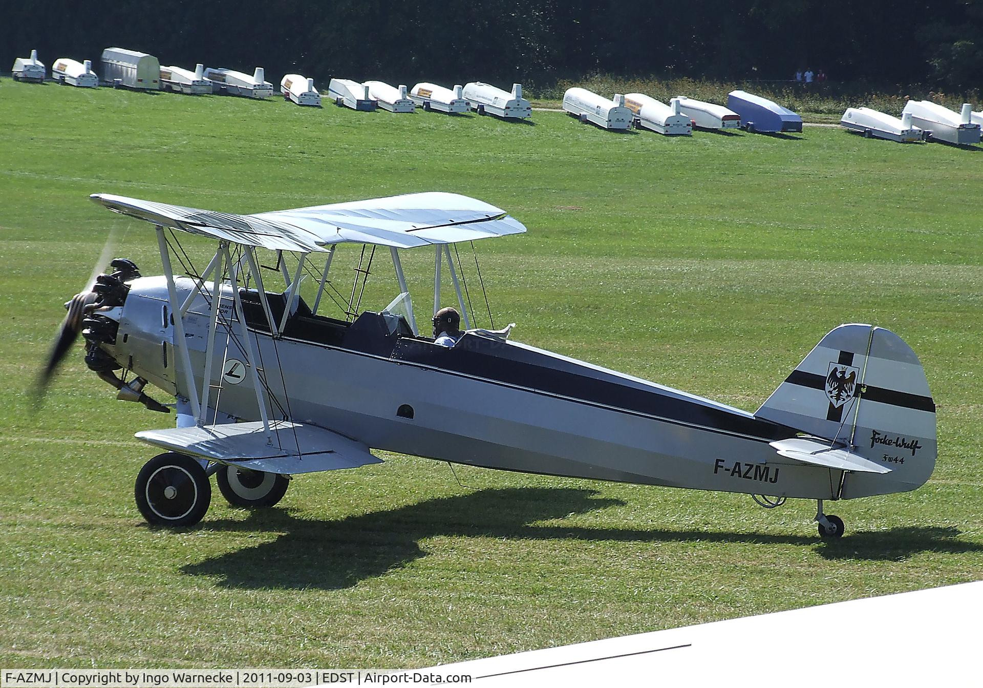 F-AZMJ, 1940 Focke-Wulf Fw-44J Stieglitz C/N 2782, Focke-Wulf (Flygverkstaden) Fw 44J Stieglitz at the 2011 Hahnweide Fly-in, Kirchheim unter Teck airfield