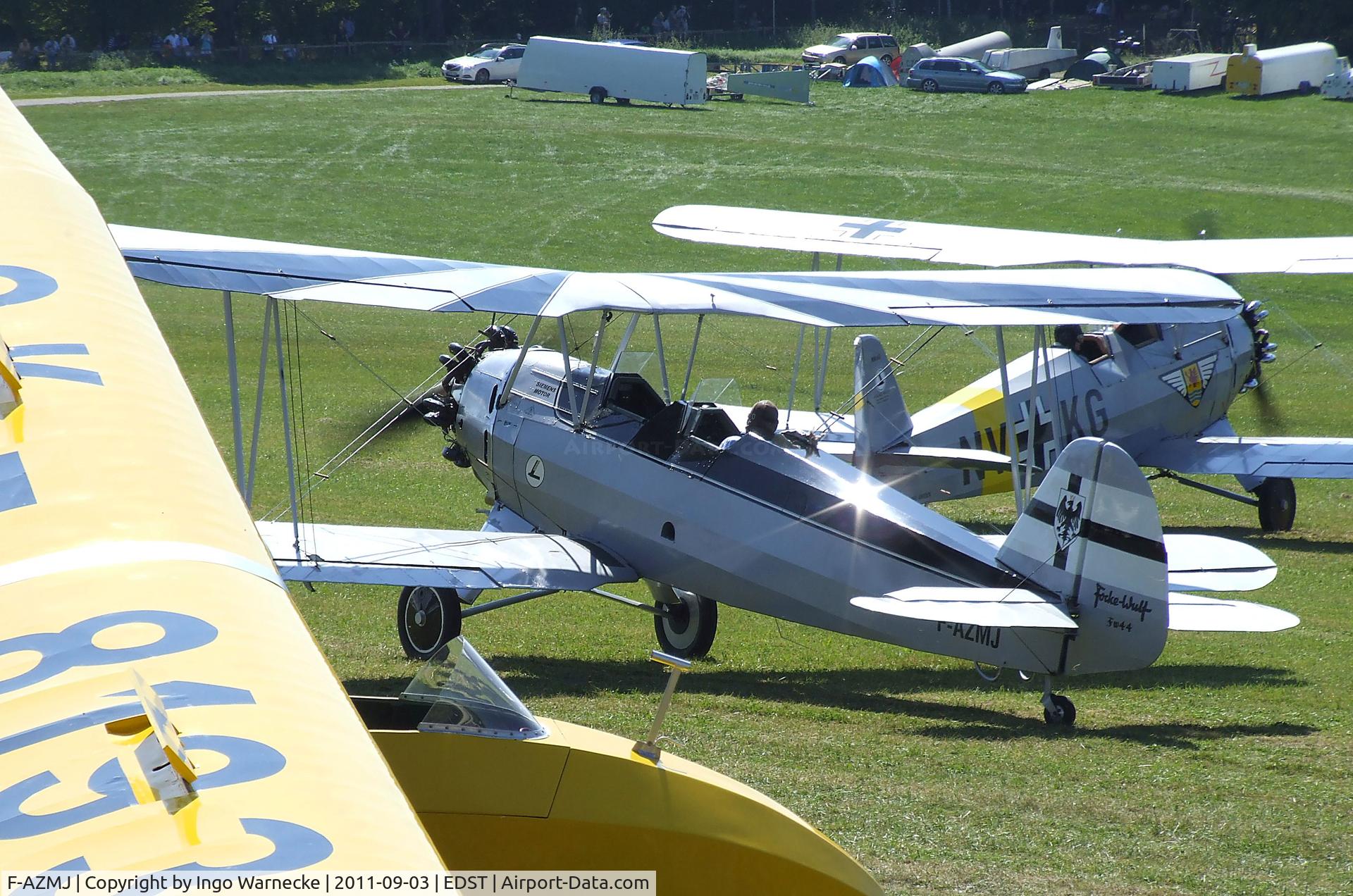 F-AZMJ, 1940 Focke-Wulf Fw-44J Stieglitz C/N 2782, Focke-Wulf (Flygverkstaden) Fw 44J Stieglitz at the 2011 Hahnweide Fly-in, Kirchheim unter Teck airfield