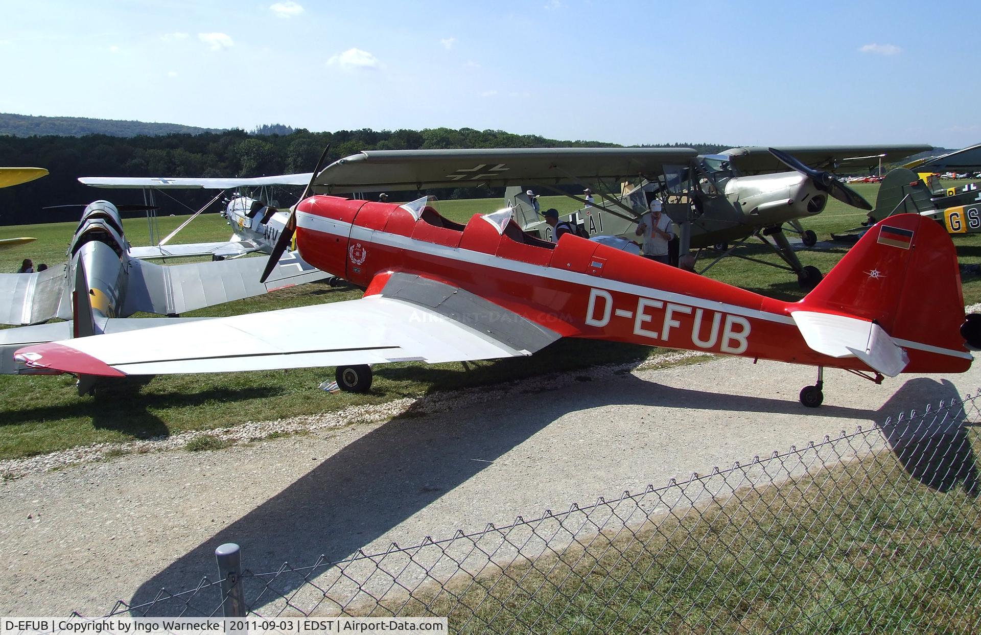 D-EFUB, 1940 Klemm Kl-35D C/N 1810, Klemm Kl 35D at the 2011 Hahnweide Fly-in, Kirchheim unter Teck airfield