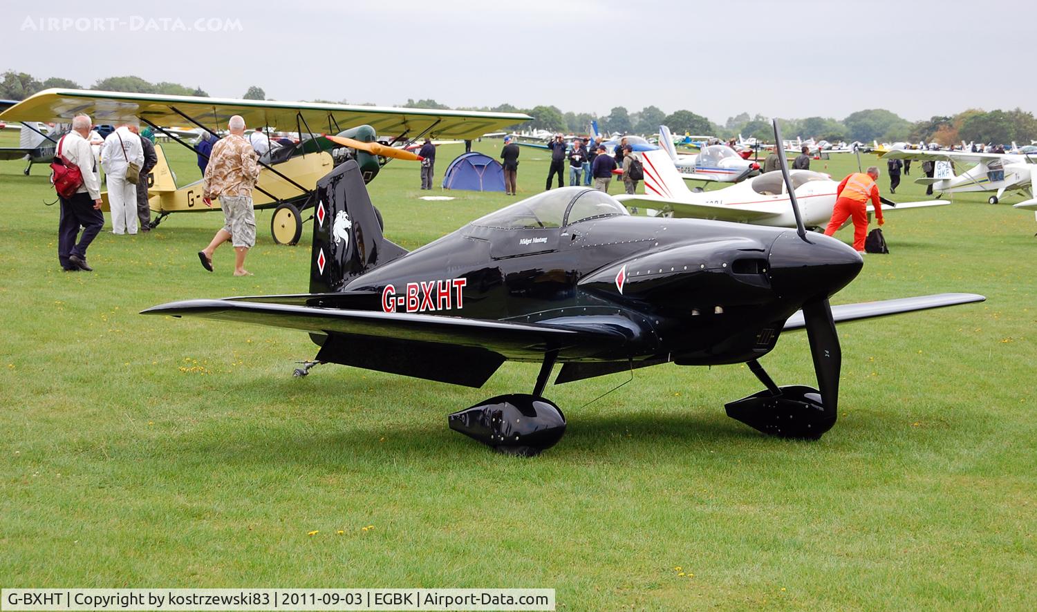 G-BXHT, 2005 Mustang Aeronautics Midget Mustang MM-1 C/N PFA 168-13077, Sywel2011