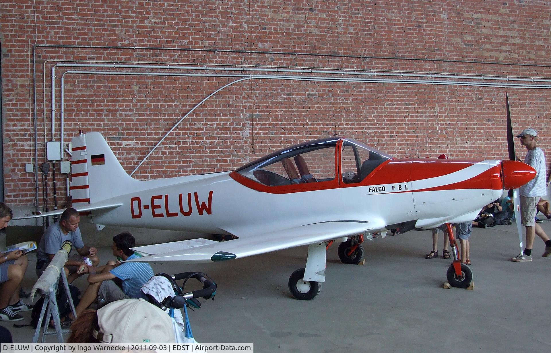 D-ELUW, 1961 Aeromere F-8L Falco III C/N 226, Aeromere F-8L Falco III at the 2011 Hahnweide Fly-in, Kirchheim unter Teck airfield