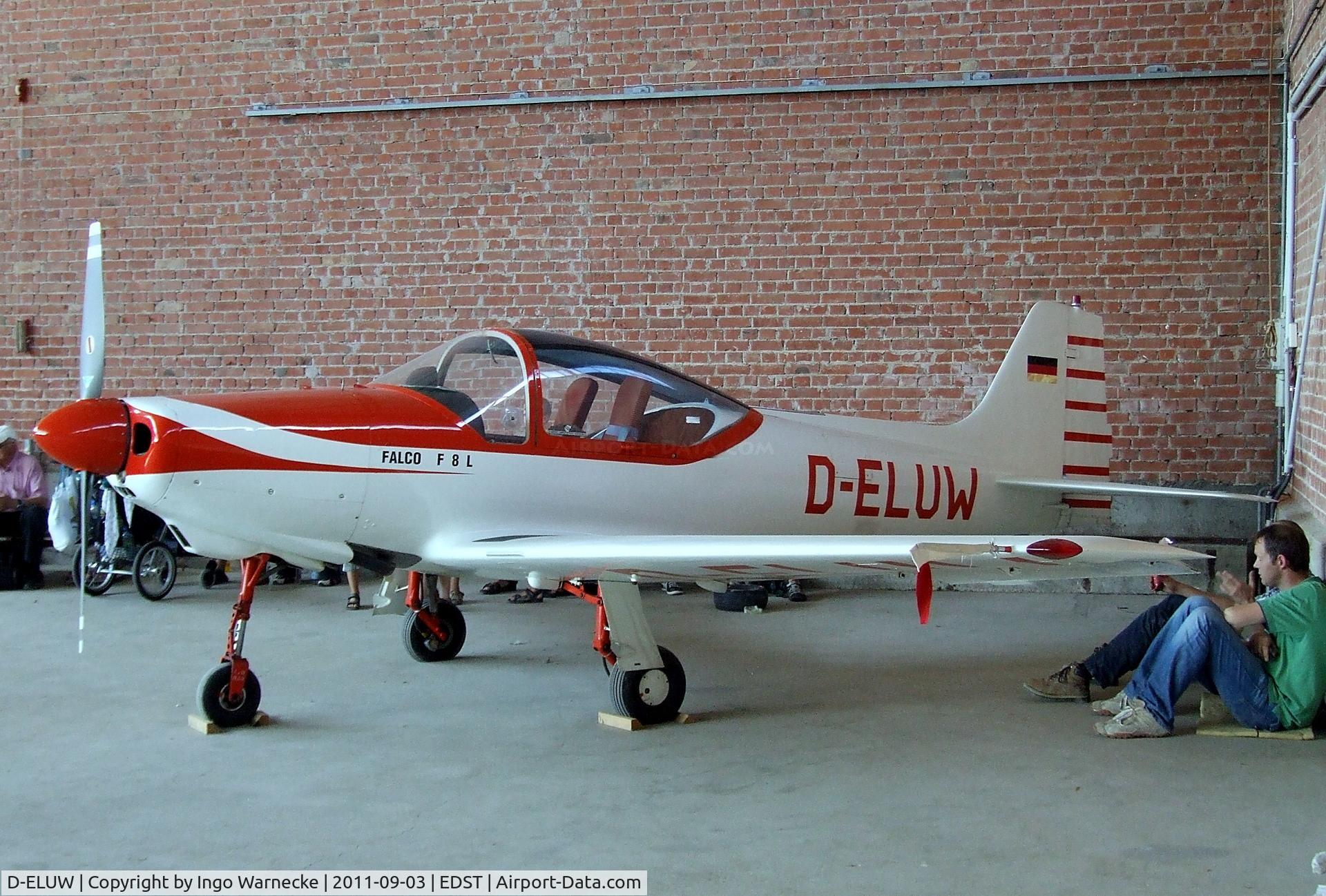 D-ELUW, 1961 Aeromere F-8L Falco III C/N 226, Aeromere F-8L Falco III at the 2011 Hahnweide Fly-in, Kirchheim unter Teck airfield