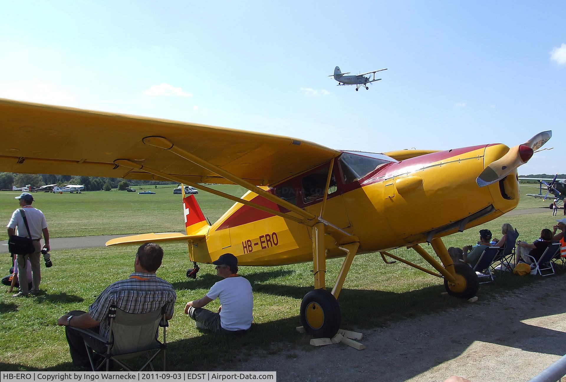 HB-ERO, 1943 Fairchild UC-61K Argus III (24R-46A) C/N 891, Fairchild 24R46A (UC-61K) at the 2011 Hahnweide Fly-in, Kirchheim unter Teck airfield