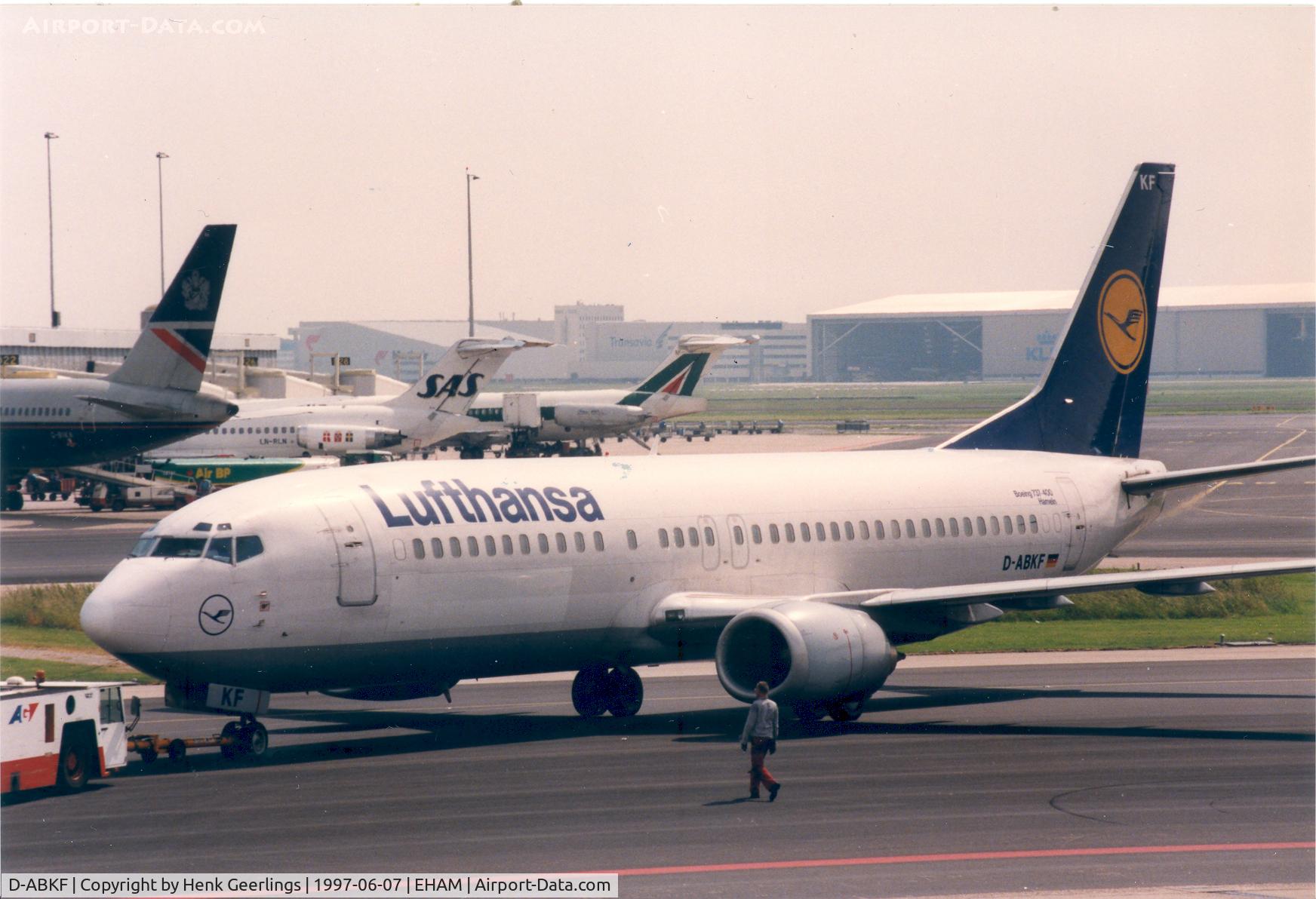 D-ABKF, 1992 Boeing 737-430 C/N 27004, Lufthansa