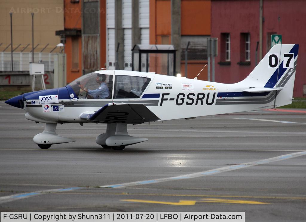 F-GSRU, Robin DR-400-120 Dauphin 2+2 C/N 2404, Participant of the French Young Pilot Tour 2011