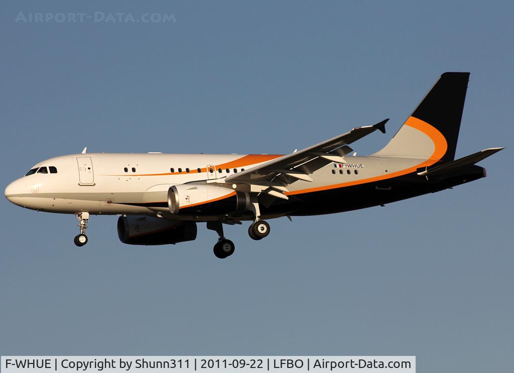 F-WHUE, 2010 Airbus A319-133X C/N 4319, C/n 4319