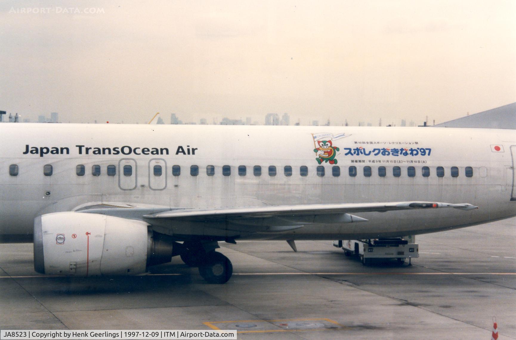JA8523, 1994 Boeing 737-4Q3 C/N 26603, JTA , spcl logo