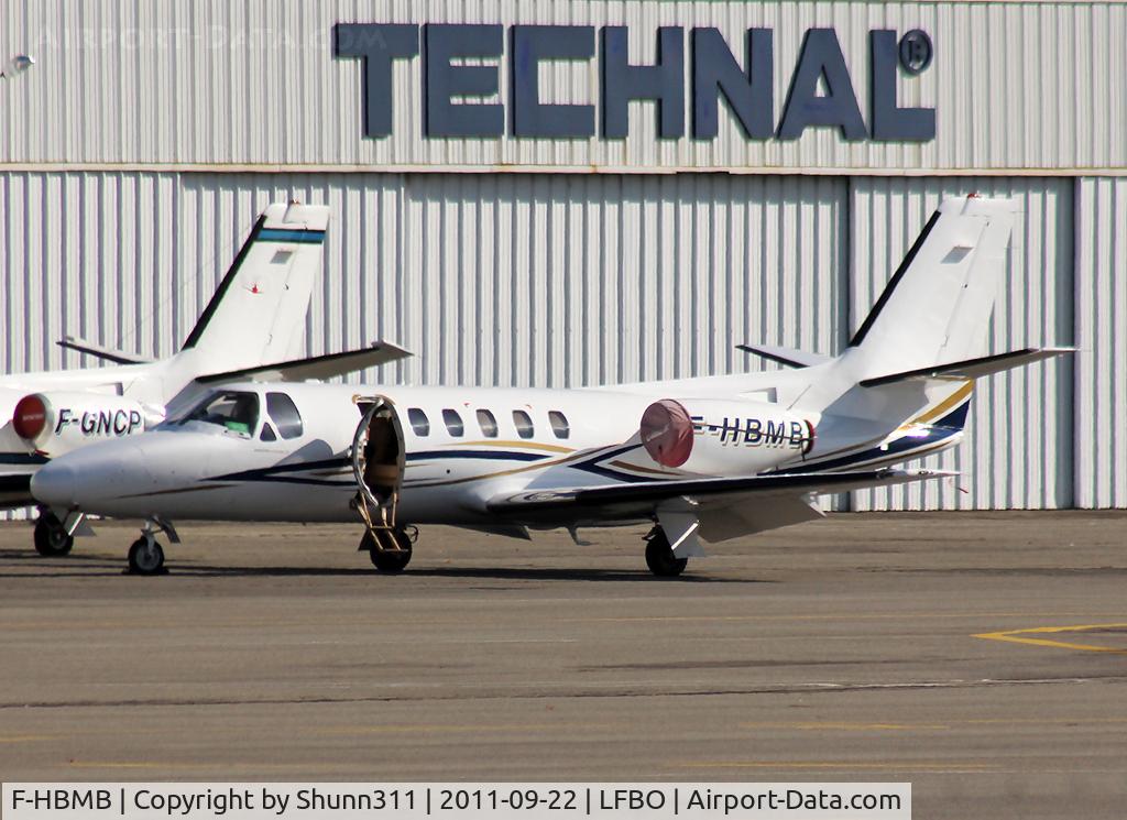 F-HBMB, 1982 Cessna 550 Citation II C/N 550-0324, Parked... n/c...