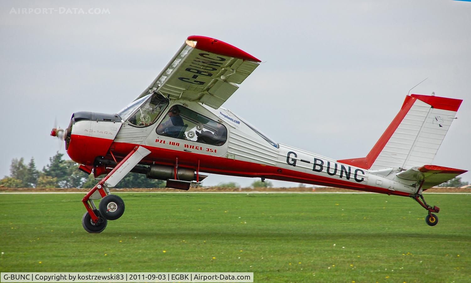 G-BUNC, 1979 PZL-Okecie PZL-104 Wilga 35A C/N 129444, Sywell 2011