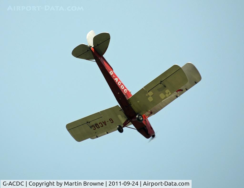 G-ACDC, 1933 De Havilland DH-82A Tiger Moth II C/N 3177, An old friend! - flew over as I was enjoying the gardens at Sissinghurst Castle!