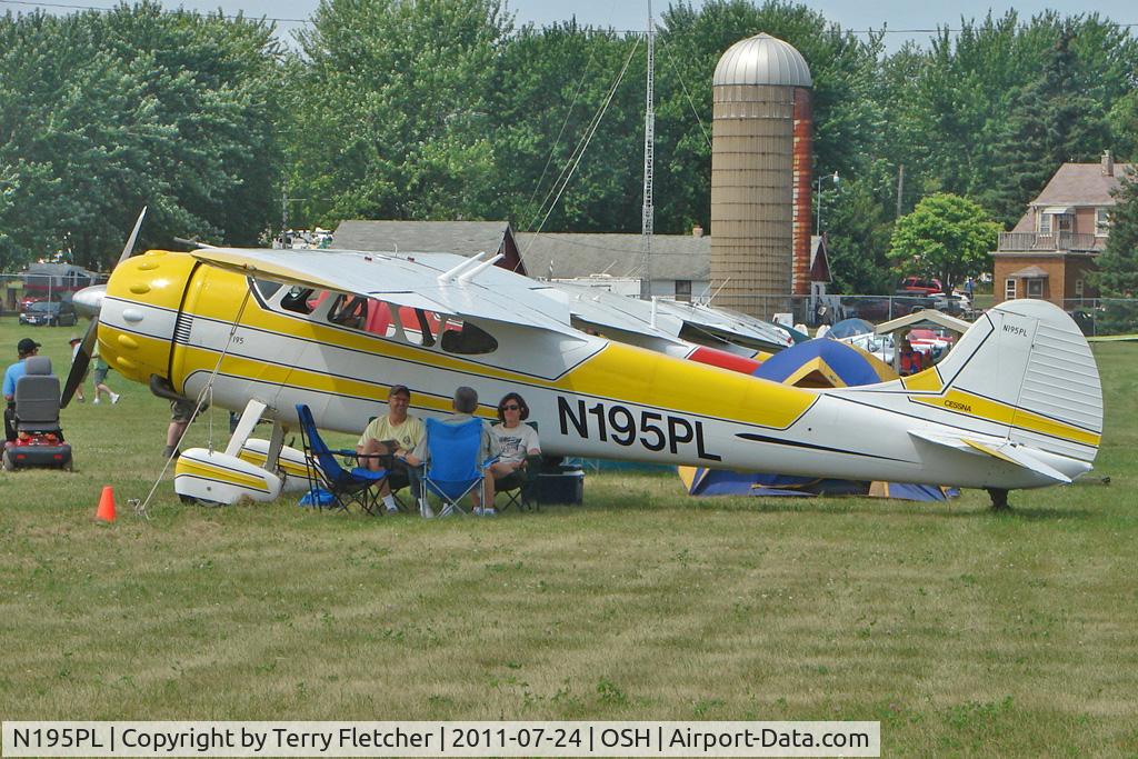 N195PL, 1948 Cessna 195 C/N 7262, At 2011 Oshkosh