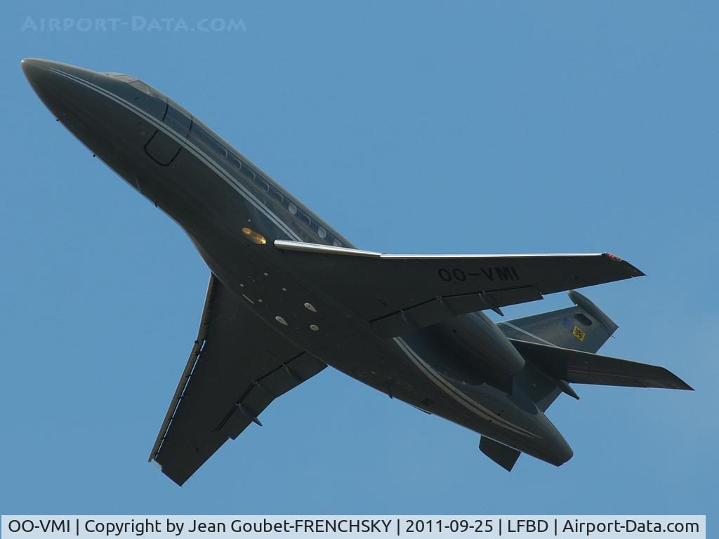 OO-VMI, 2005 Dassault Falcon 900DX C/N 603, take off 23