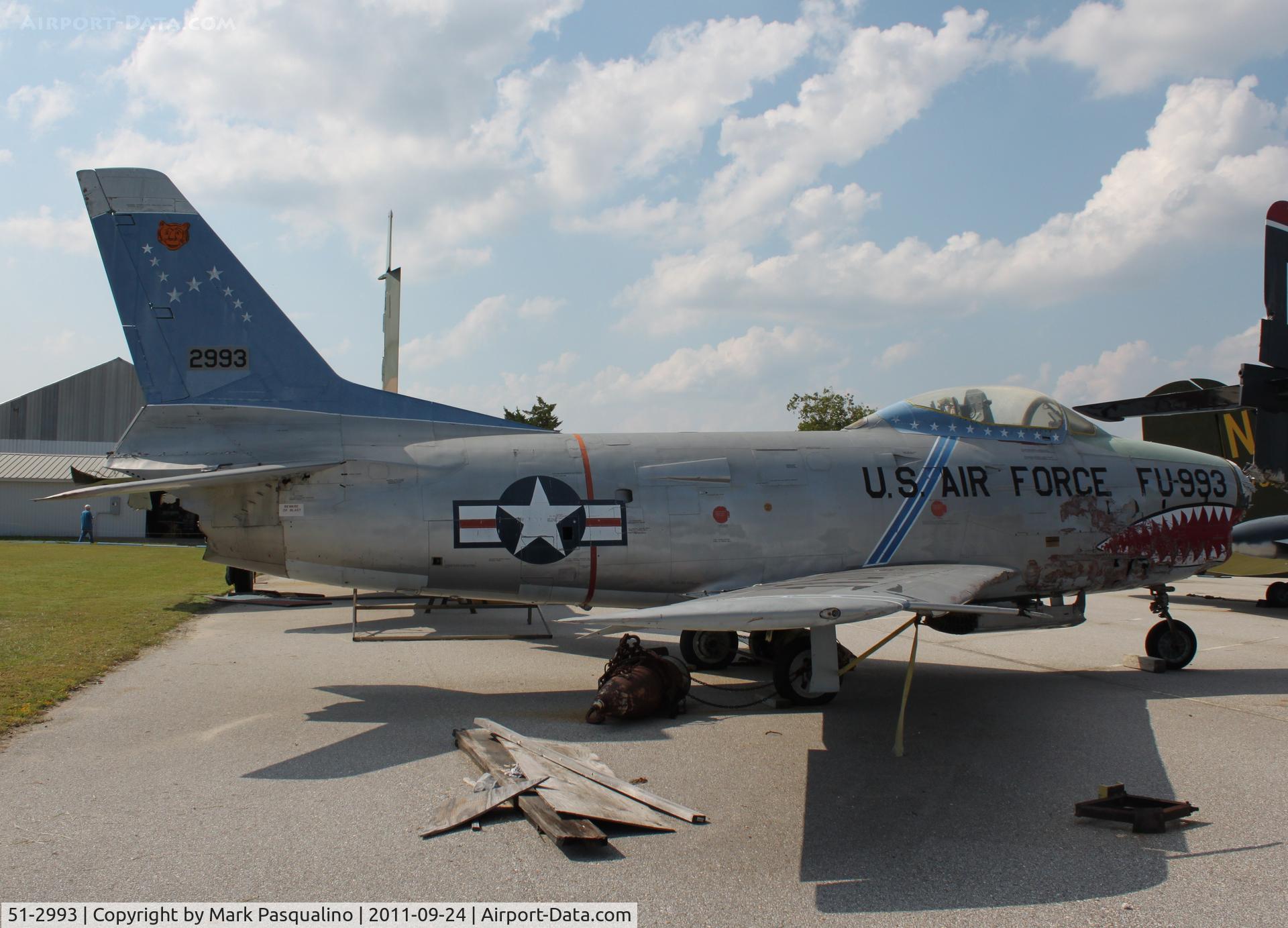 51-2993, North American F-86L Sabre C/N 177-50, North American F-86D