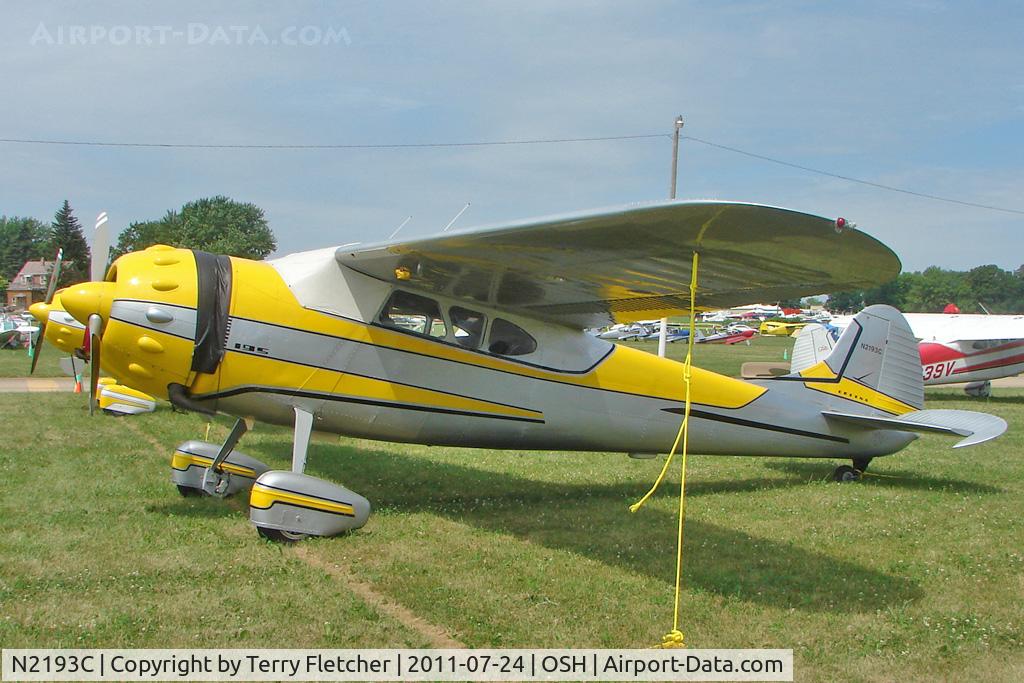 N2193C, 1955 Cessna 195B Businessliner C/N 16178, At 2011 Oshkosh