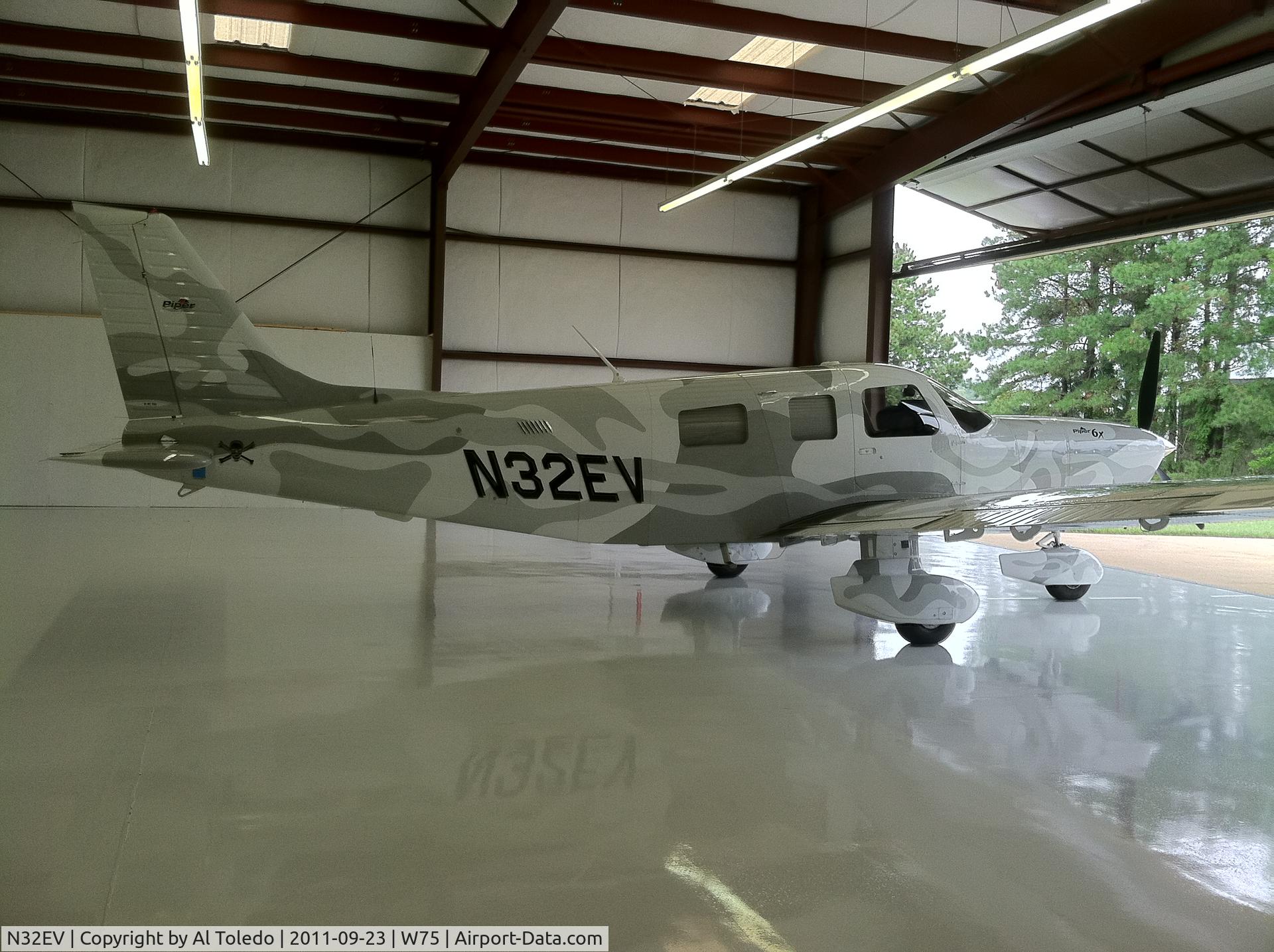 N32EV, 2006 Piper PA-32-301FT Saratoga C/N 3232058, Custom Camo paint job