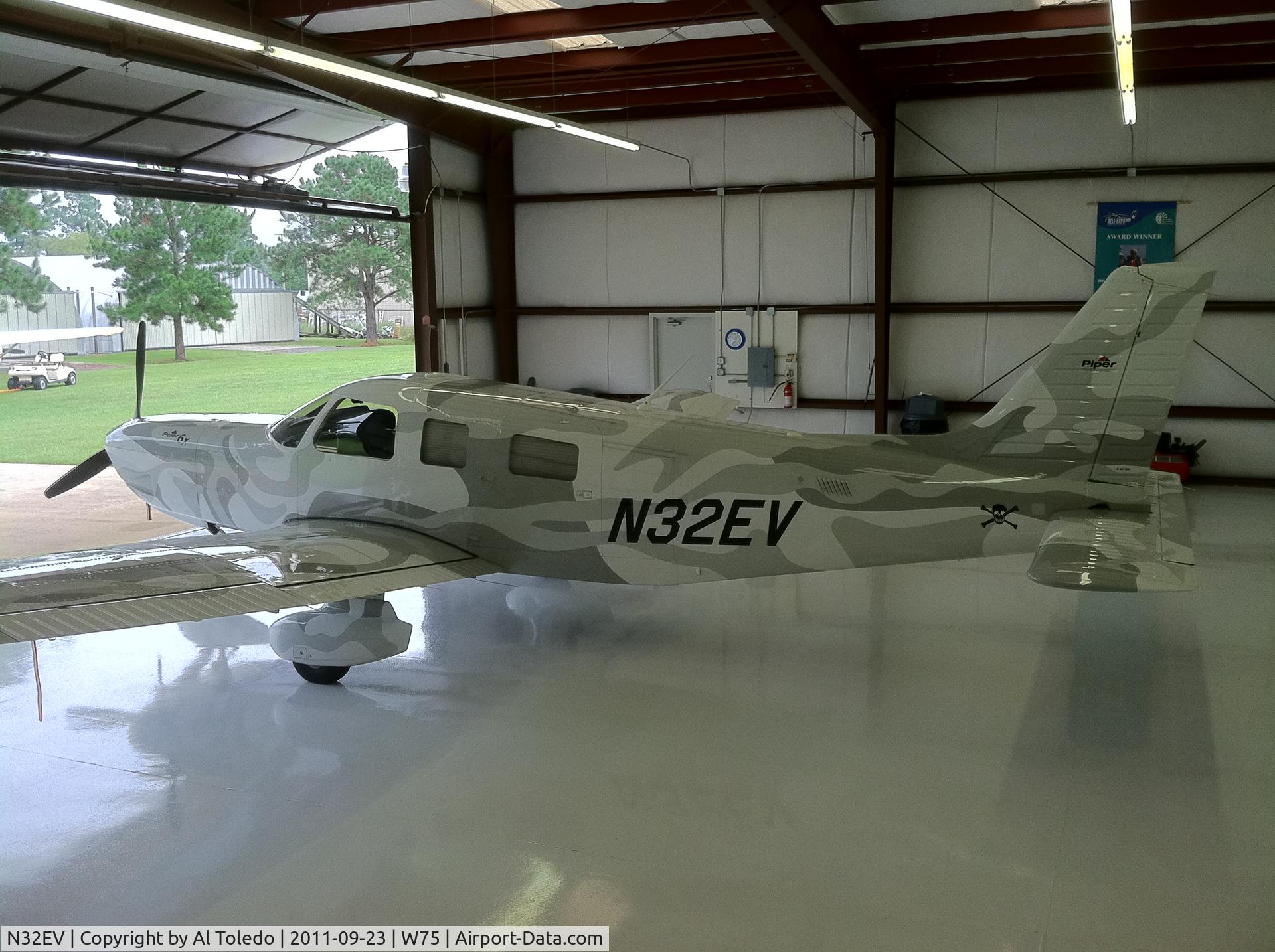 N32EV, 2006 Piper PA-32-301FT Saratoga C/N 3232058, Custom Camo Paint job