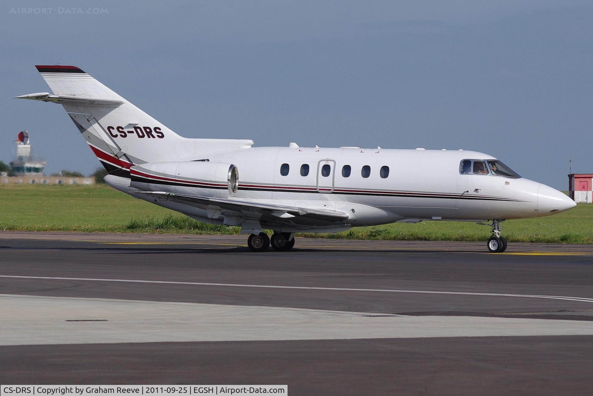 CS-DRS, 2006 Raytheon Hawker 800XP C/N 258795, About to depart.