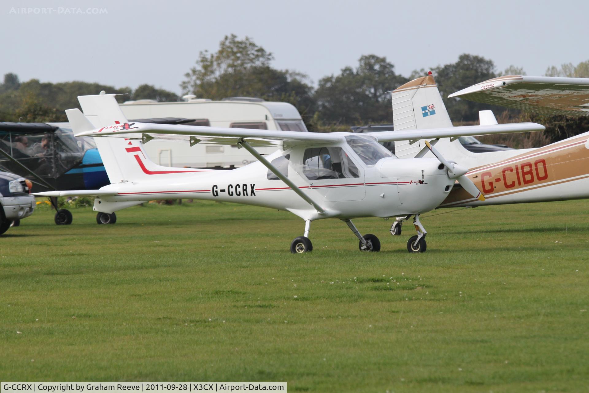 G-CCRX, 2004 Jabiru UL-450 C/N PFA 274A-14032, Parked at Northrepps