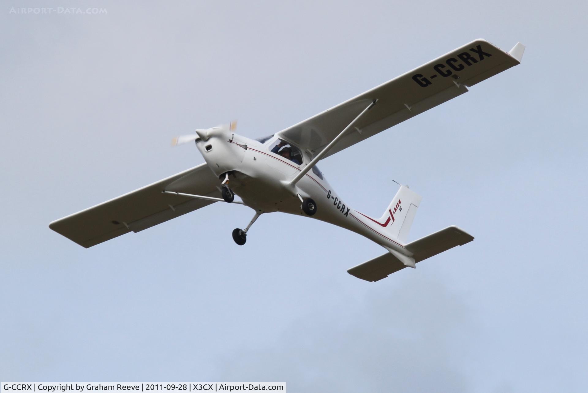 G-CCRX, 2004 Jabiru UL-450 C/N PFA 274A-14032, Just taken off from Northrepps.