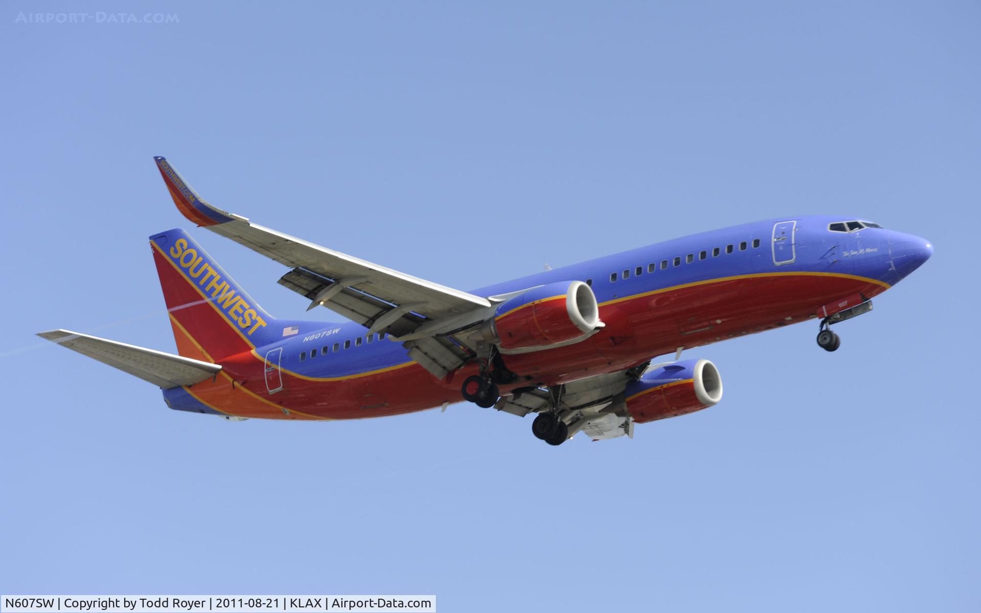 N607SW, 1995 Boeing 737-3H4 C/N 27927, Southwest