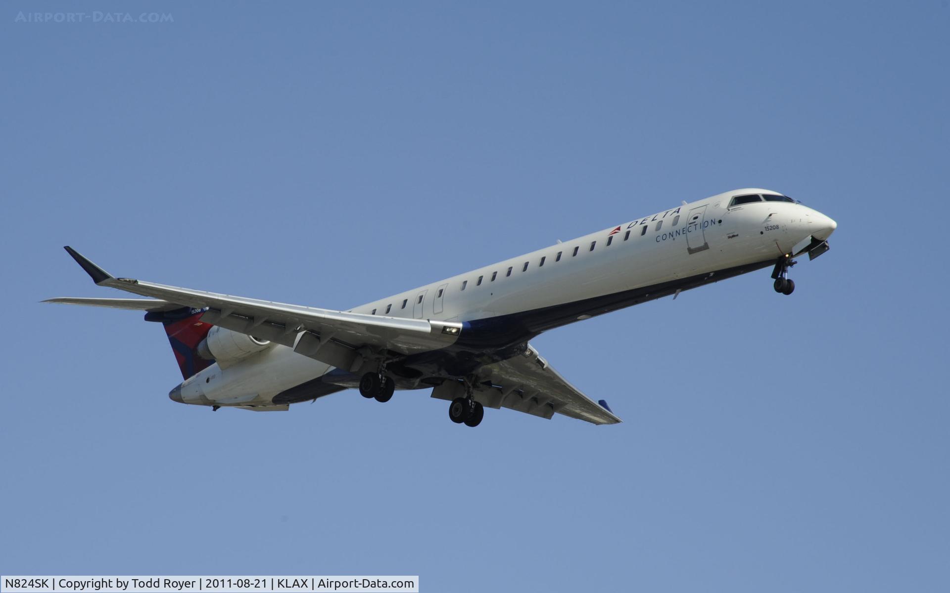 N824SK, 2008 Bombardier CRJ-900ER (CL-600-2D24) C/N 15208, Delta