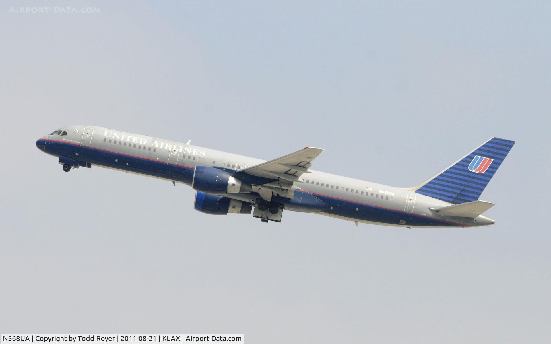 N568UA, 1992 Boeing 757-222 C/N 26674, United