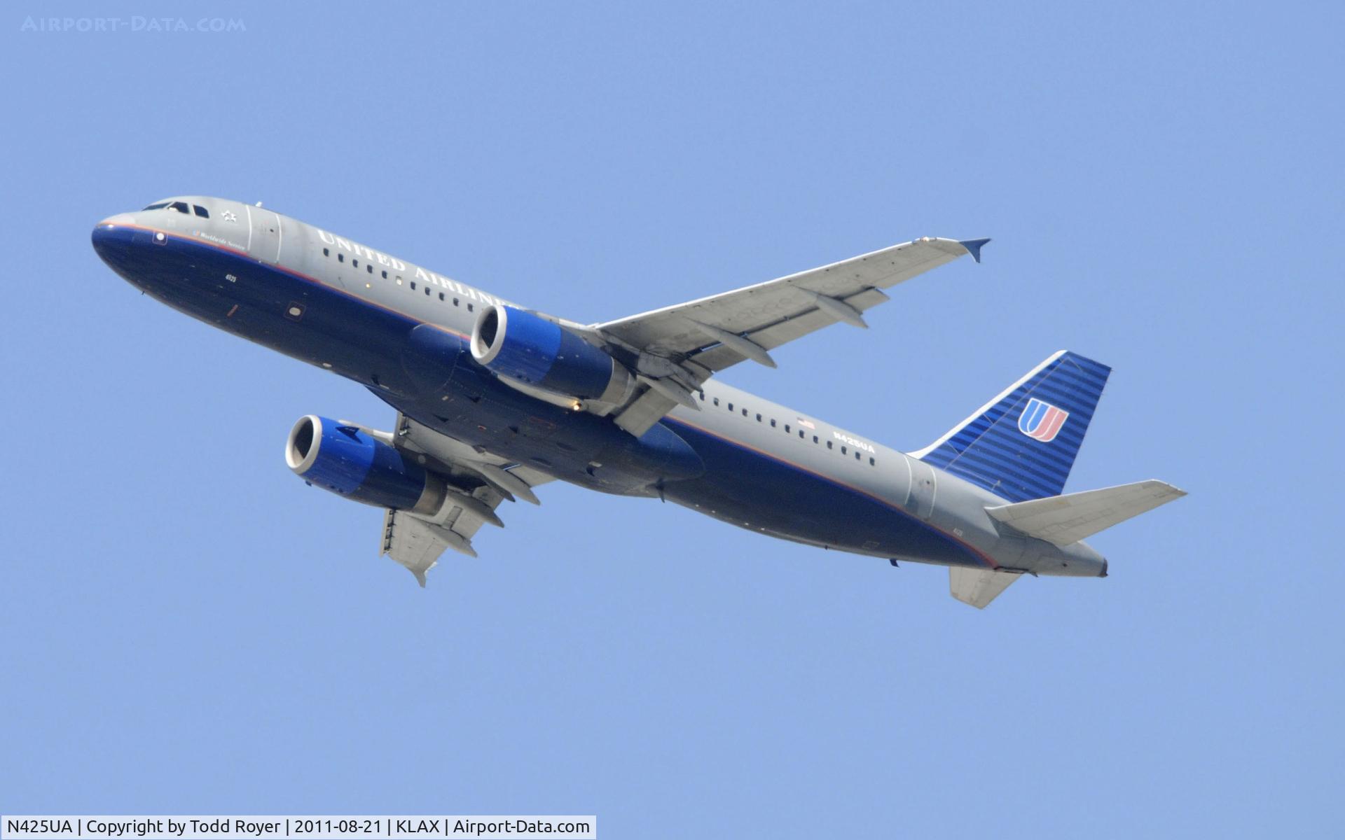 N425UA, 1995 Airbus A320-232 C/N 508, United