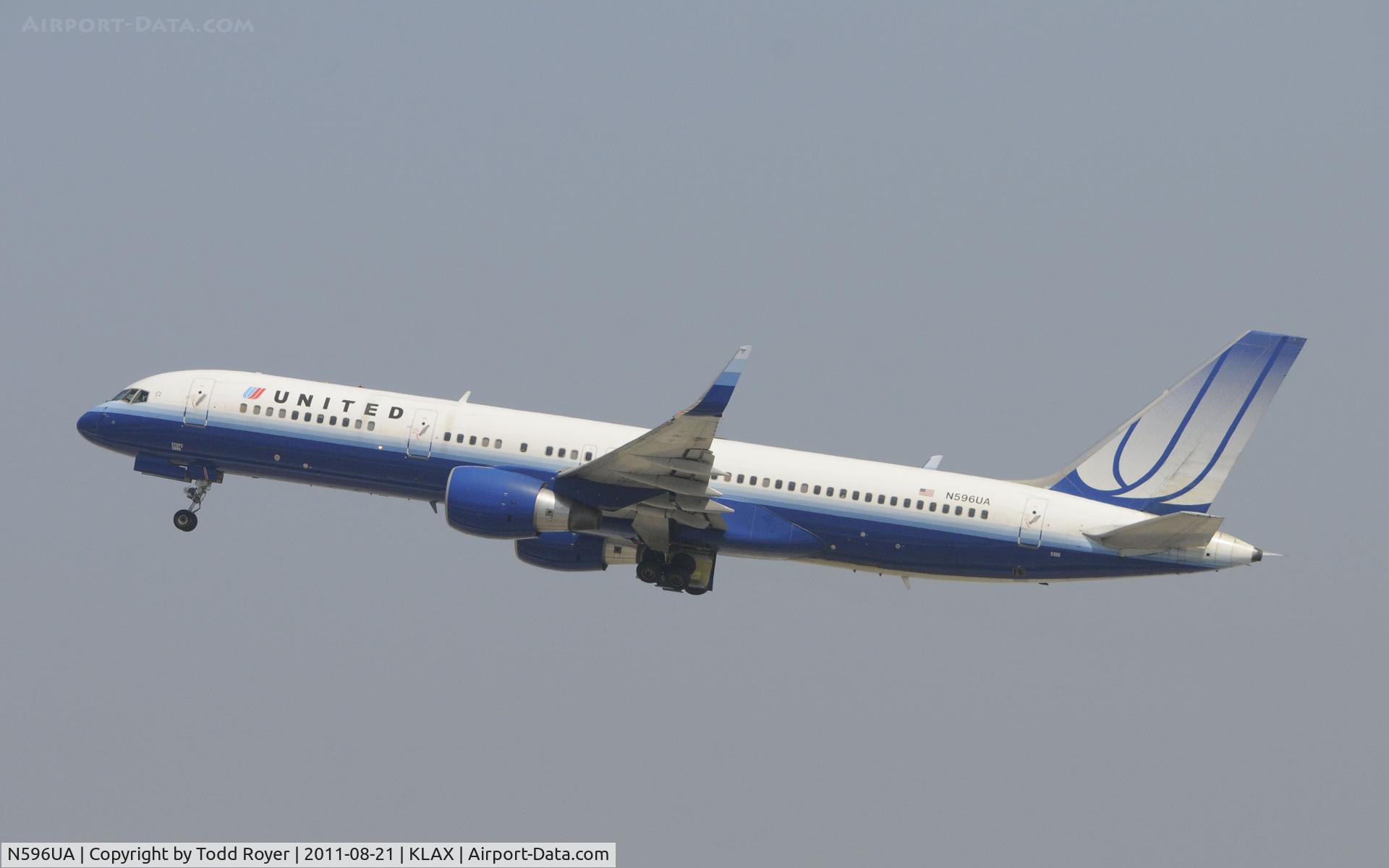N596UA, 1998 Boeing 757-222 C/N 28749, United