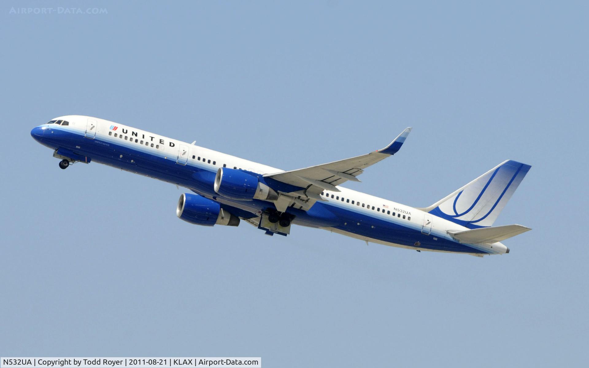 N532UA, 1991 Boeing 757-222 C/N 25072, United
