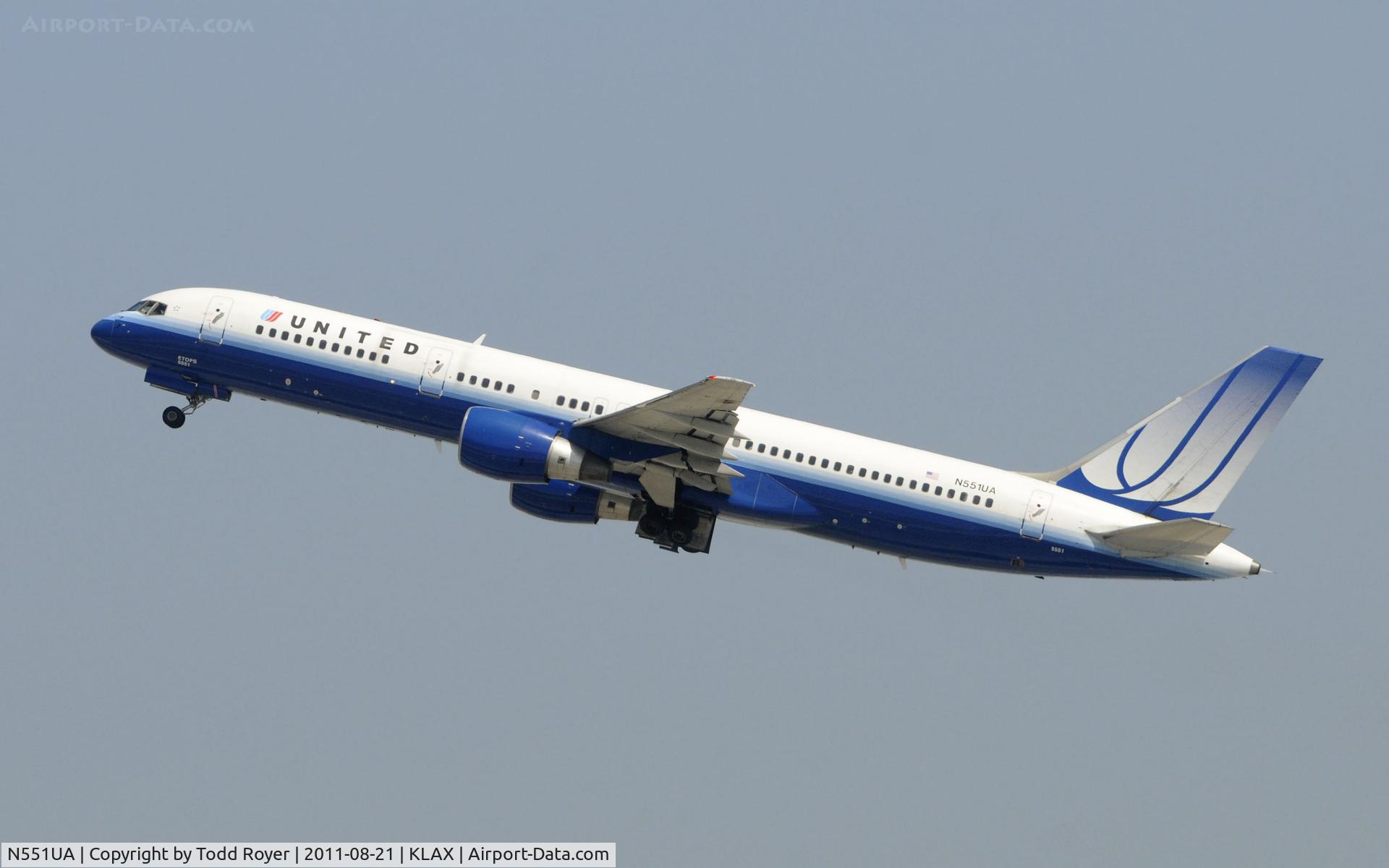 N551UA, 1992 Boeing 757-222 C/N 25399, United