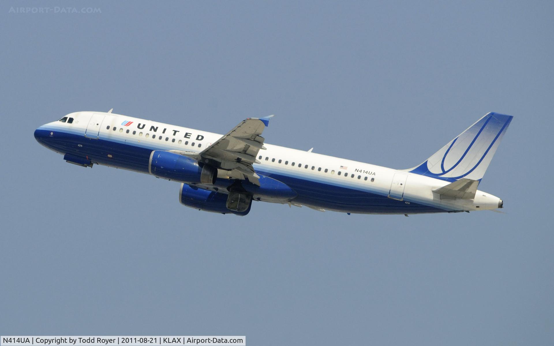 N414UA, 1994 Airbus A320-232 C/N 0472, United
