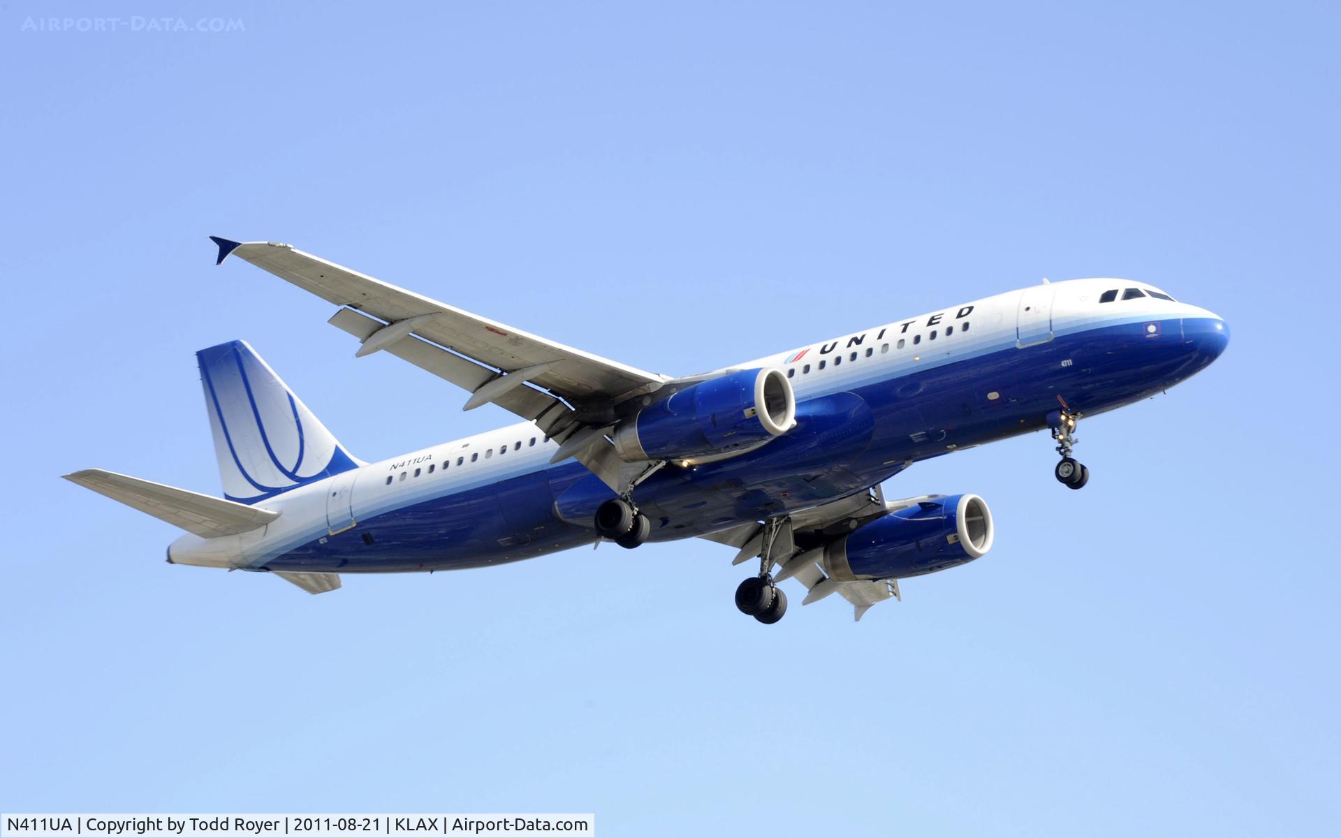 N411UA, 1994 Airbus A320-232 C/N 464, United