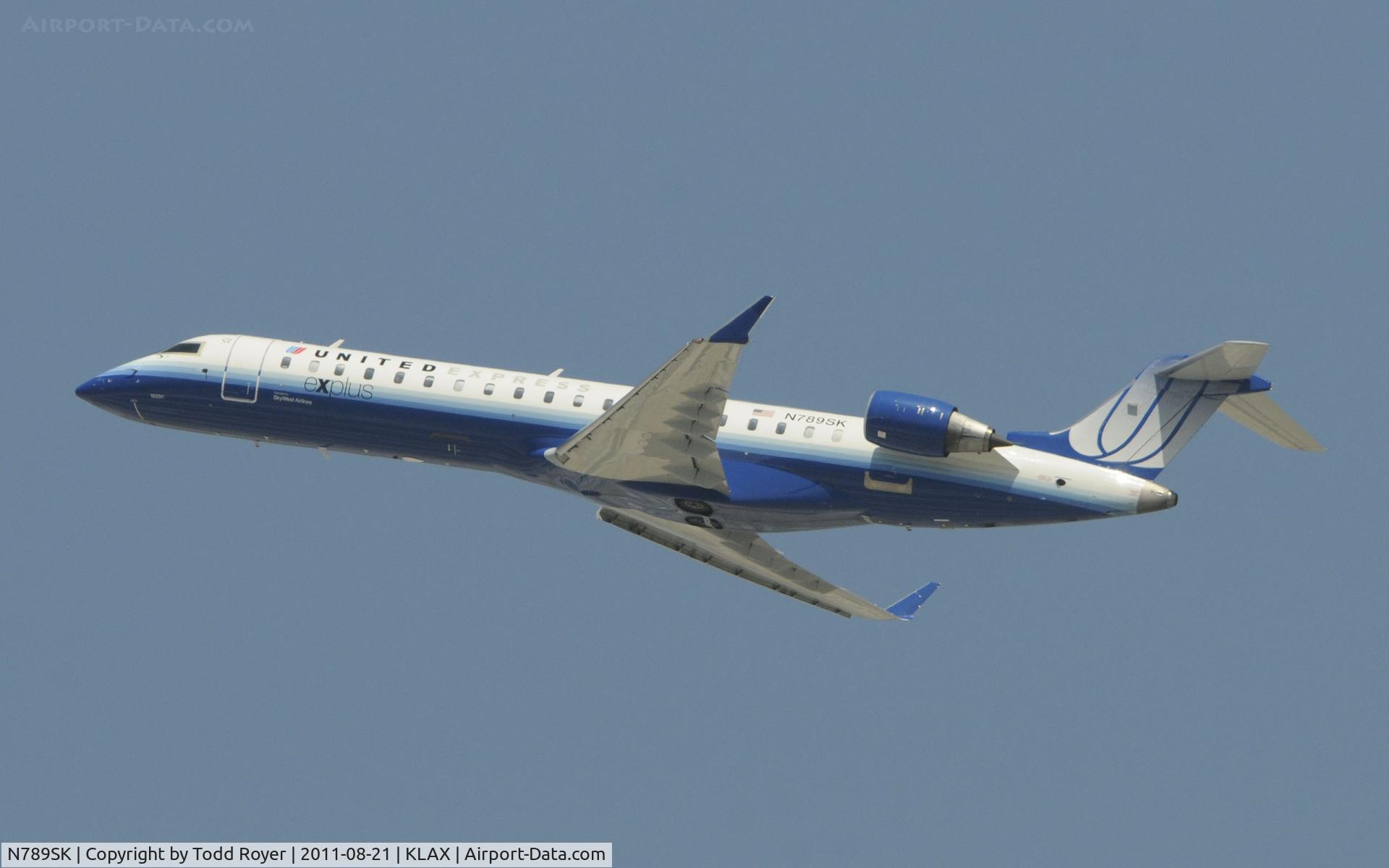 N789SK, 2009 Bombardier CRJ-700 (CL-600-2C10) Regional Jet C/N 10291, United