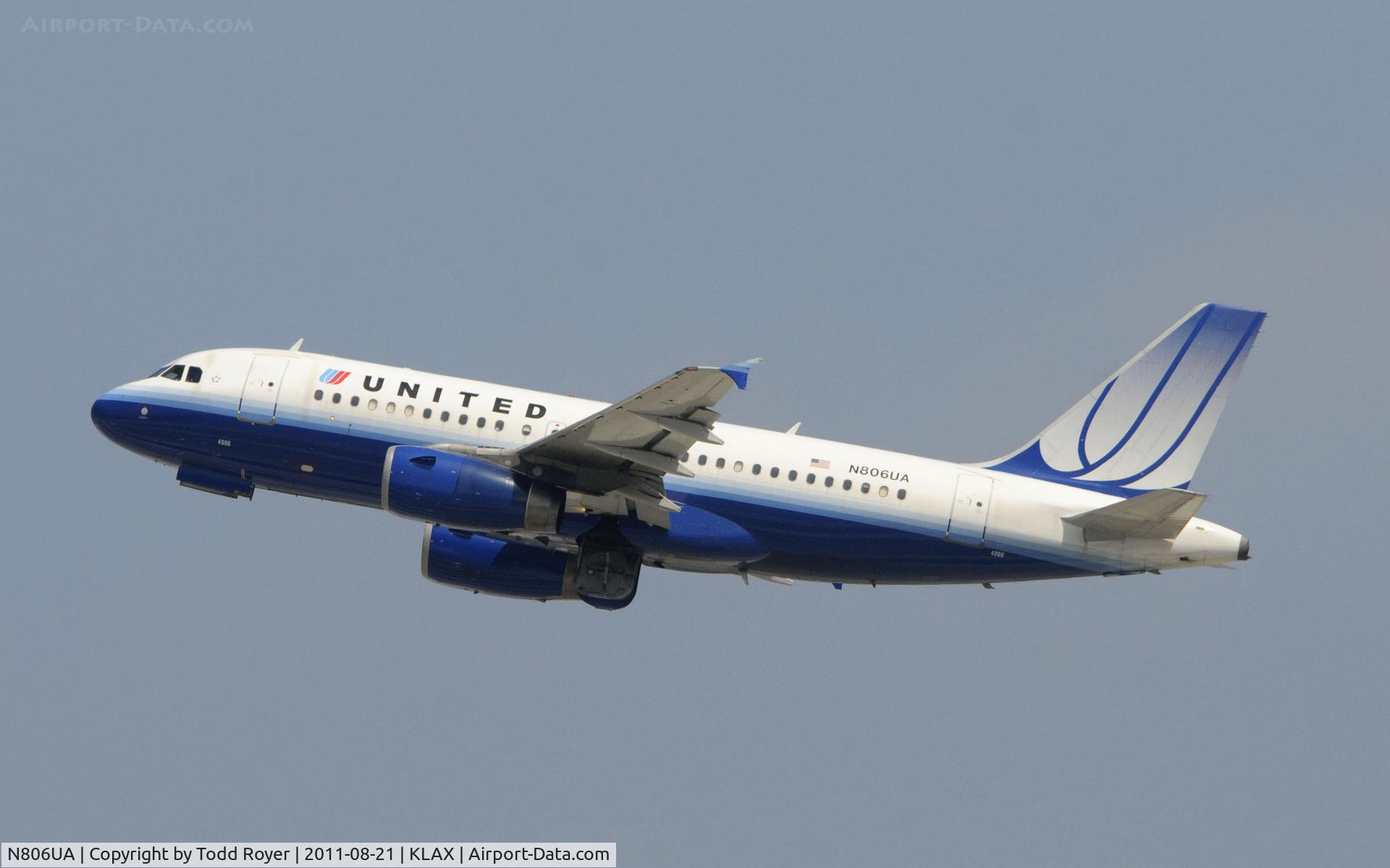 N806UA, 1998 Airbus A319-131 C/N 788, United