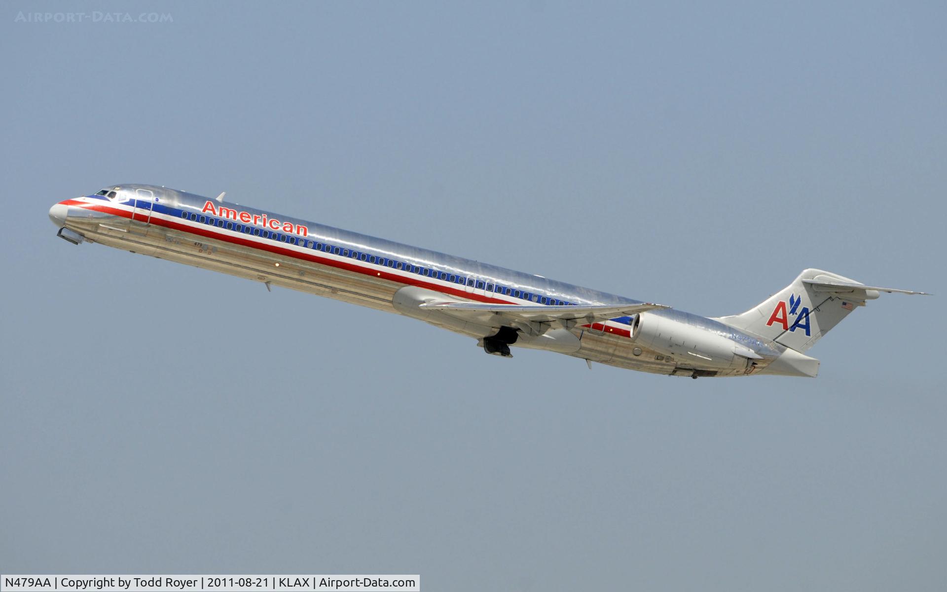 N479AA, 1988 McDonnell Douglas MD-82 (DC-9-82) C/N 49654, American