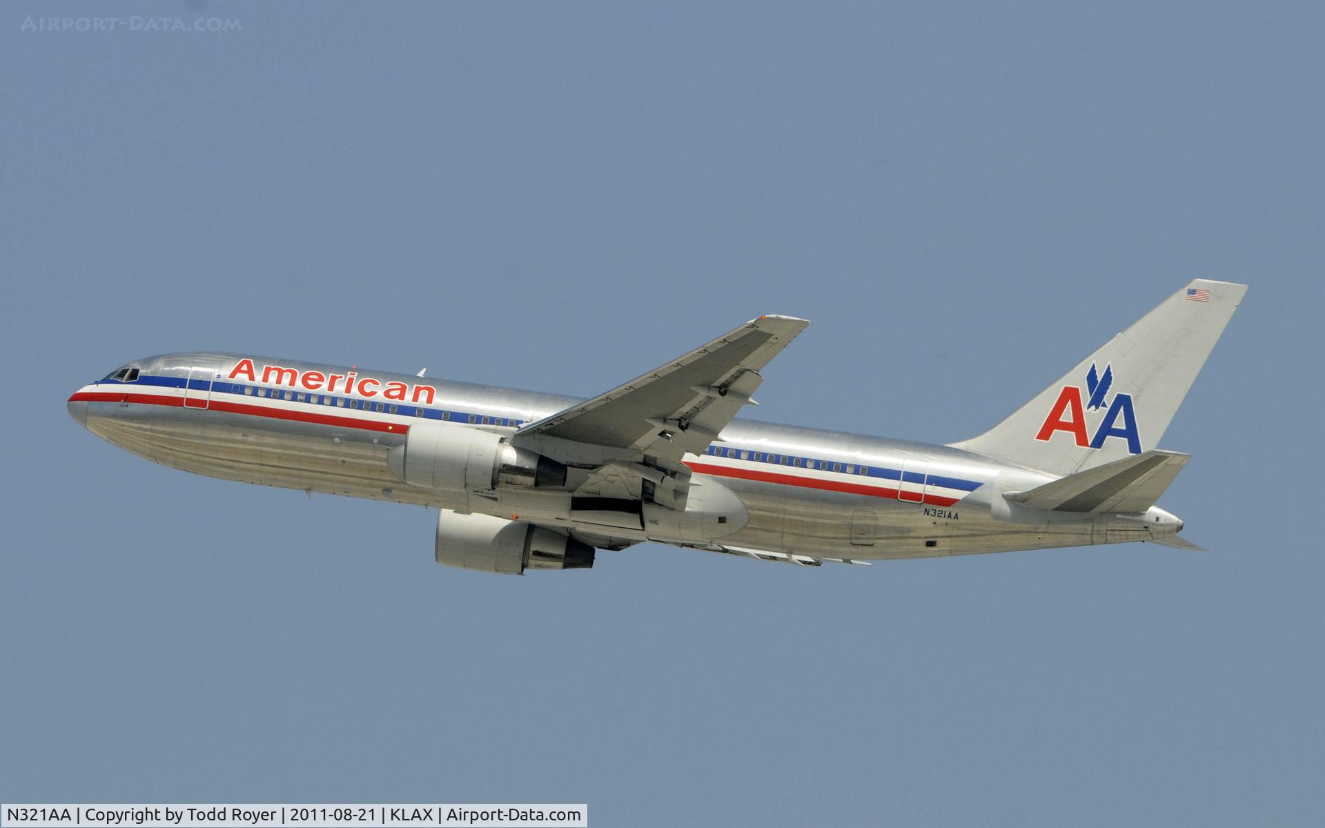 N321AA, 1986 Boeing 767-223 C/N 22322, American