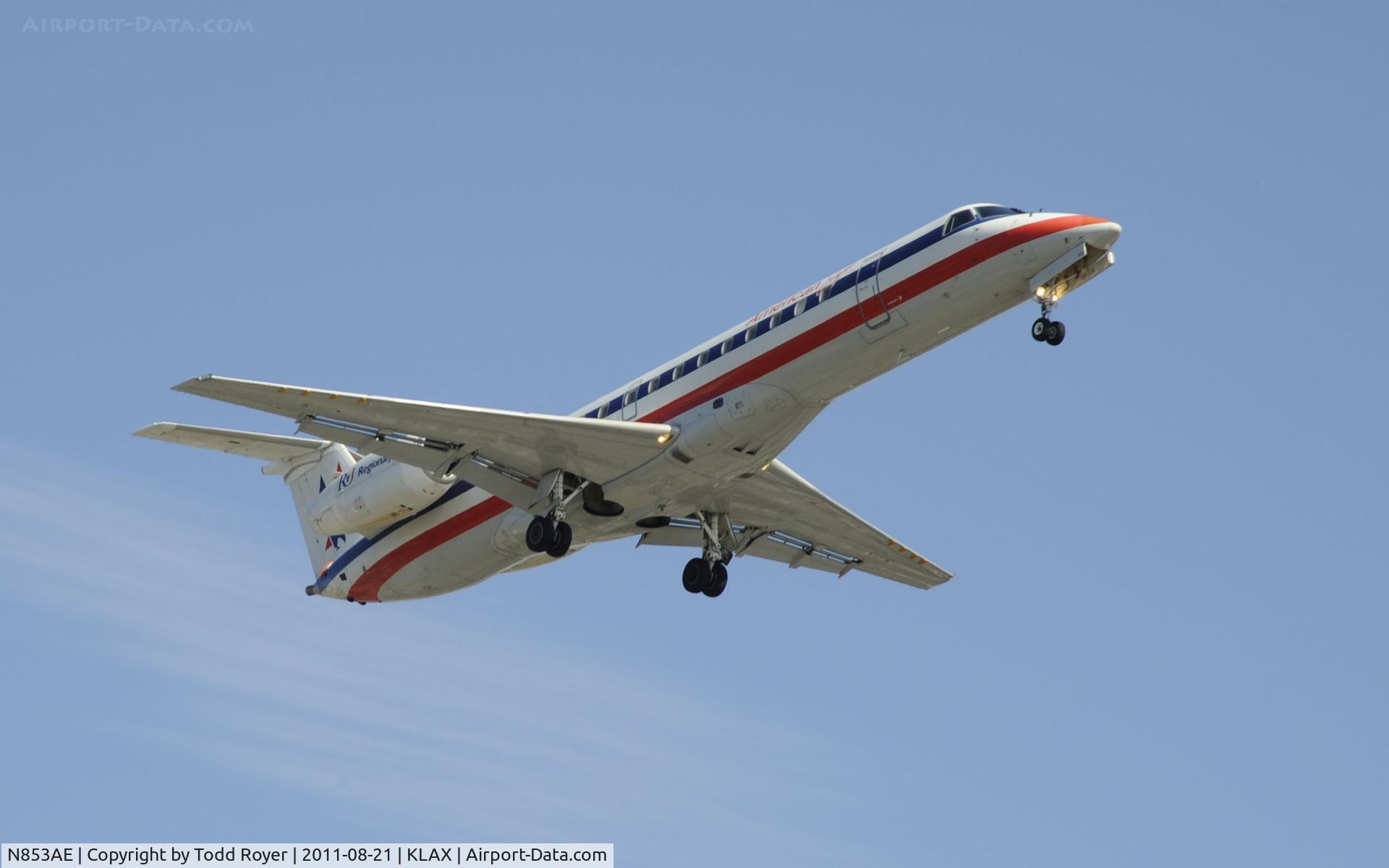 N853AE, 2003 Embraer ERJ-140LR (EMB-135KL) C/N 145742, American