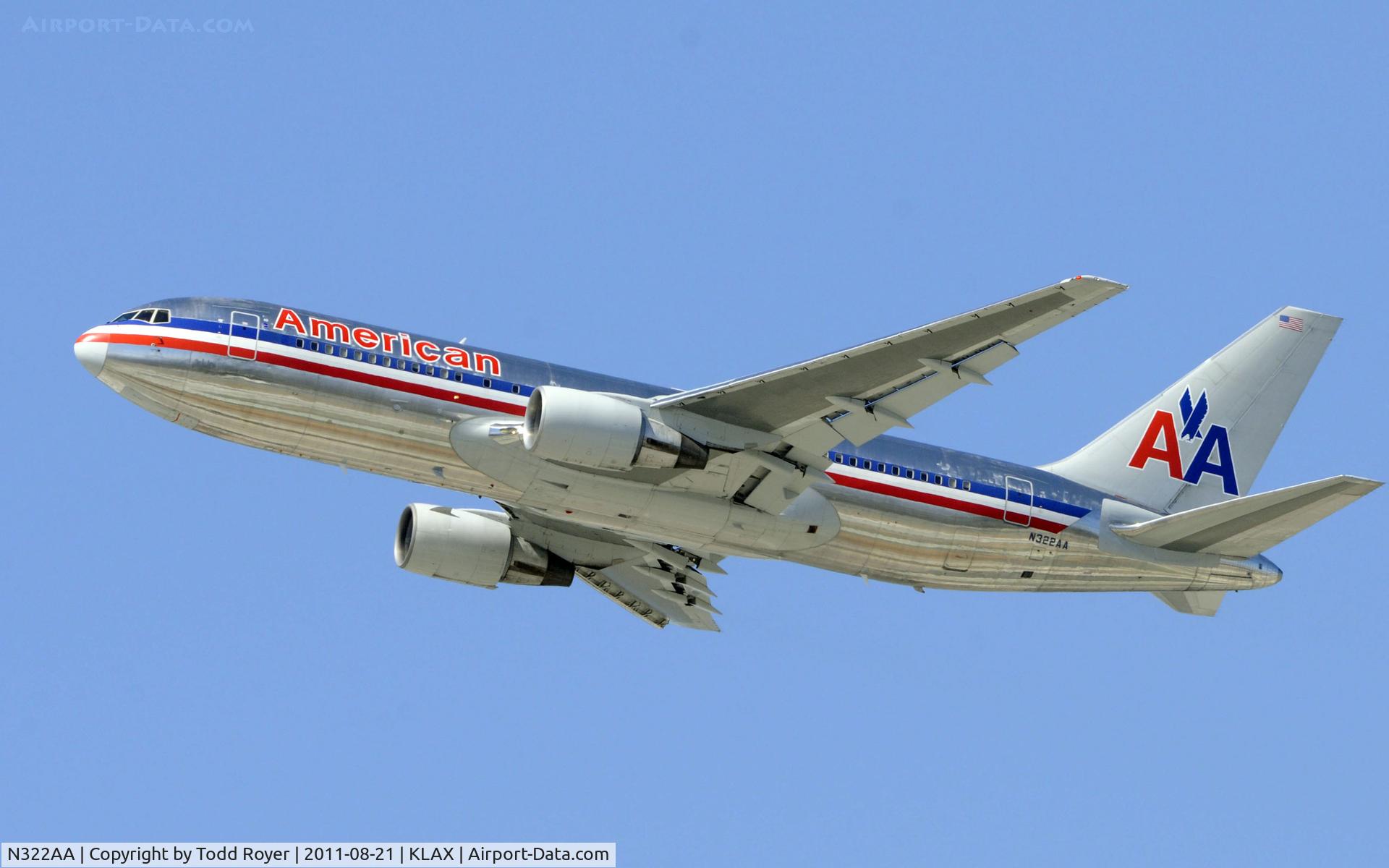 N322AA, 1986 Boeing 767-223 C/N 22323, American