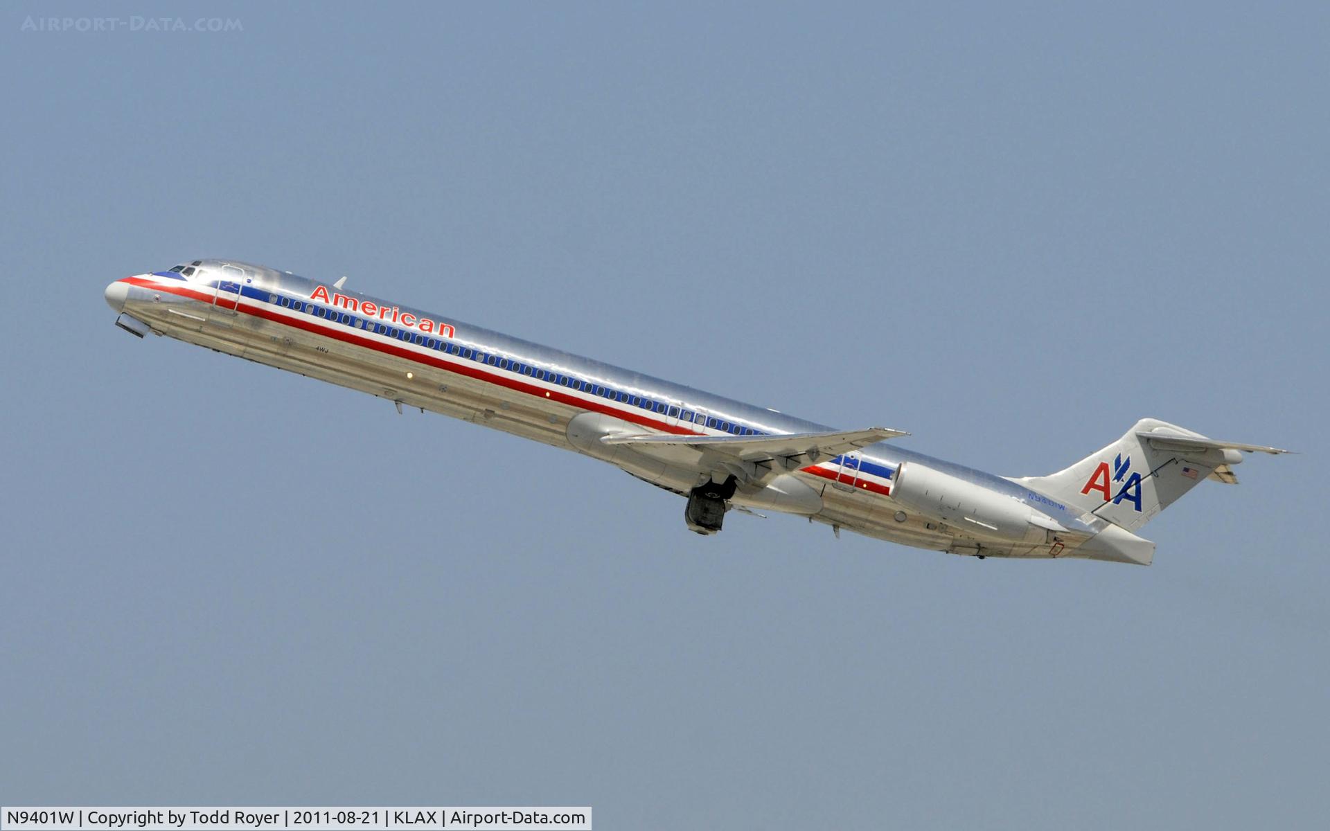 N9401W, 1992 McDonnell Douglas MD-83 (DC-9-83) C/N 53137, American